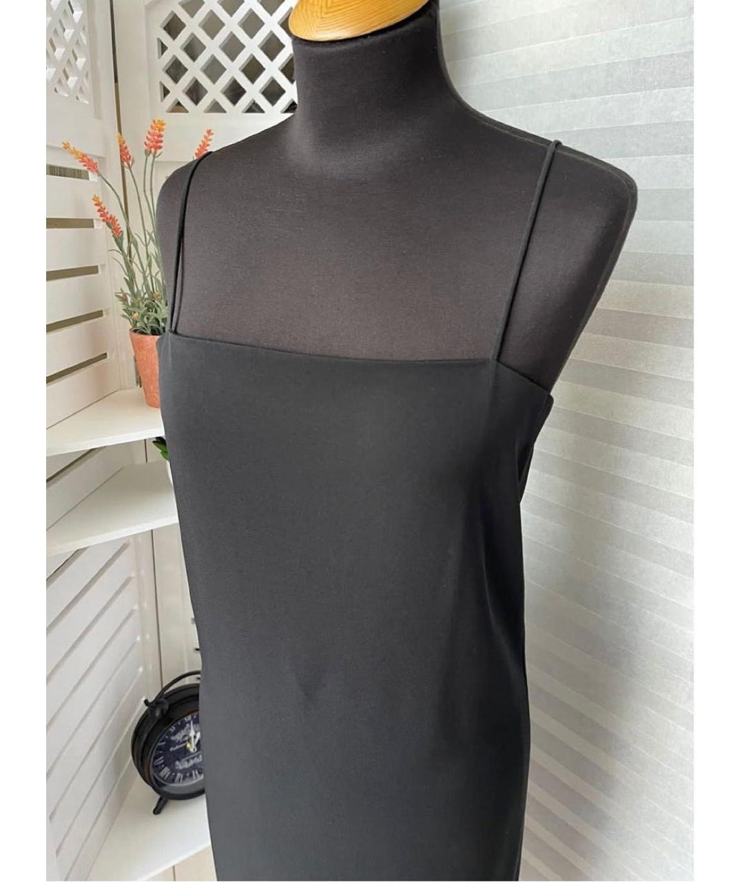 BALENCIAGA Черное полиэстеровое коктейльное платье, фото 2