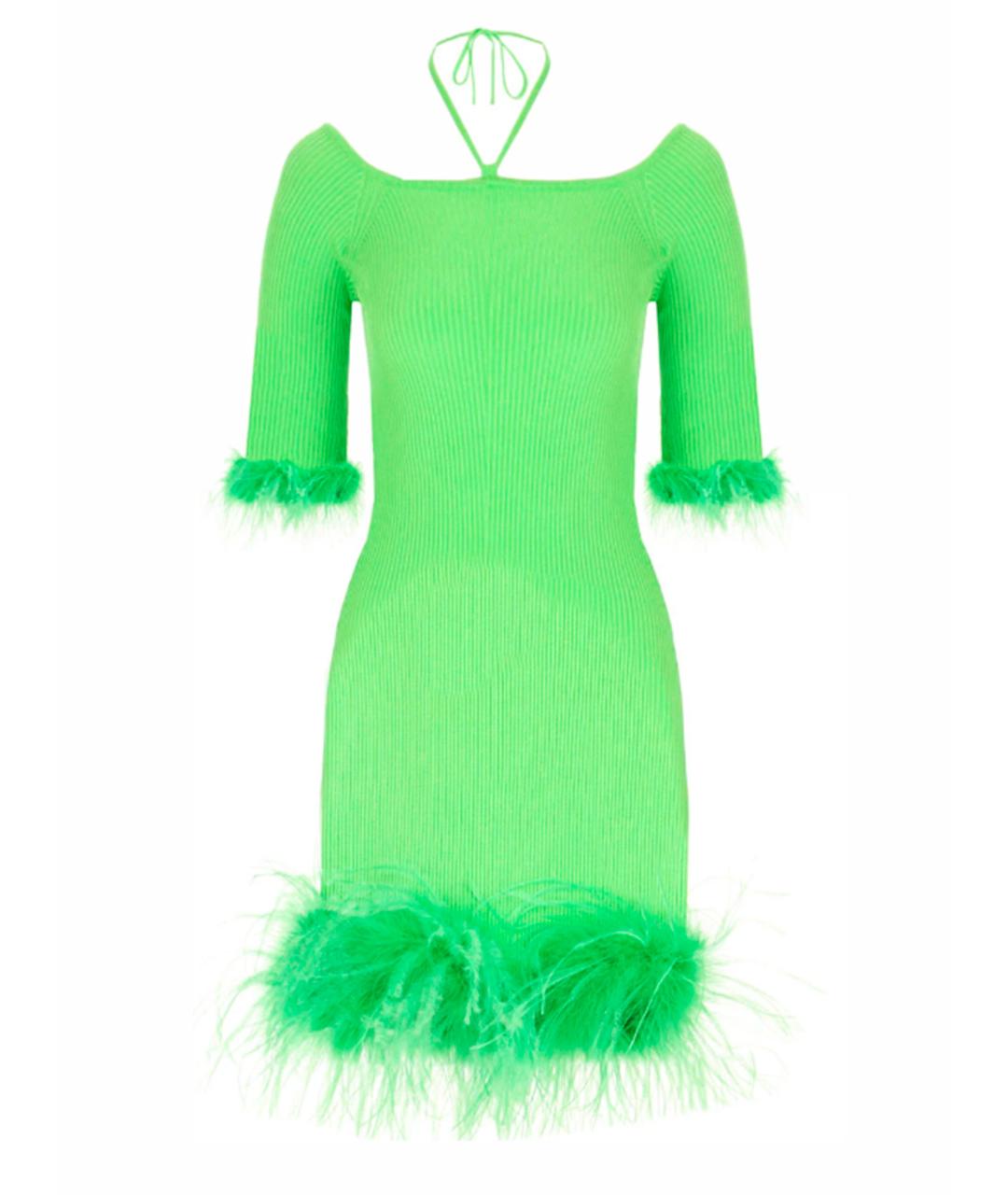 GIUSEPPE DI MORABITO Зеленые коктейльное платье, фото 1