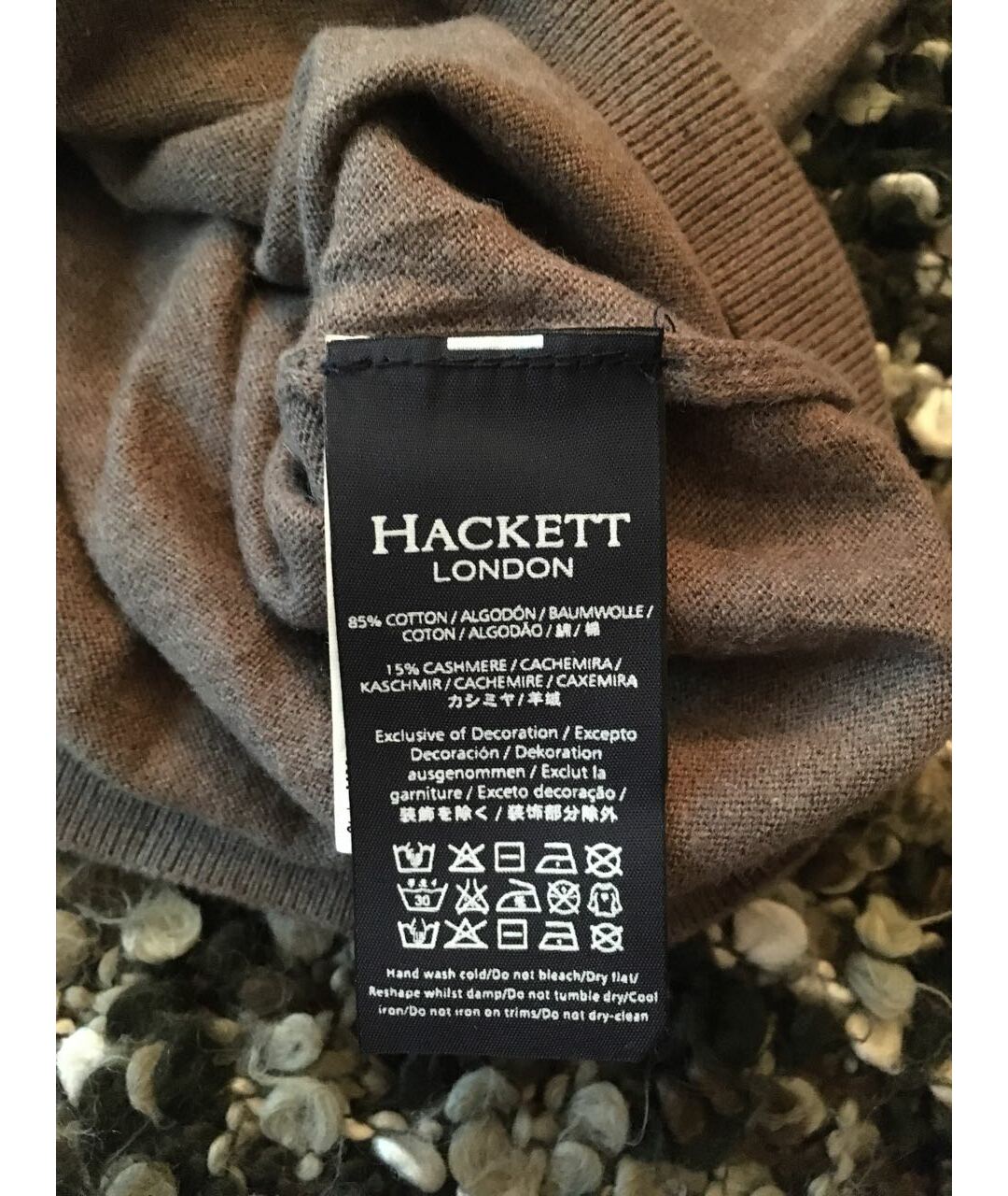 HACKETT Коричневый джемпер / свитер, фото 3