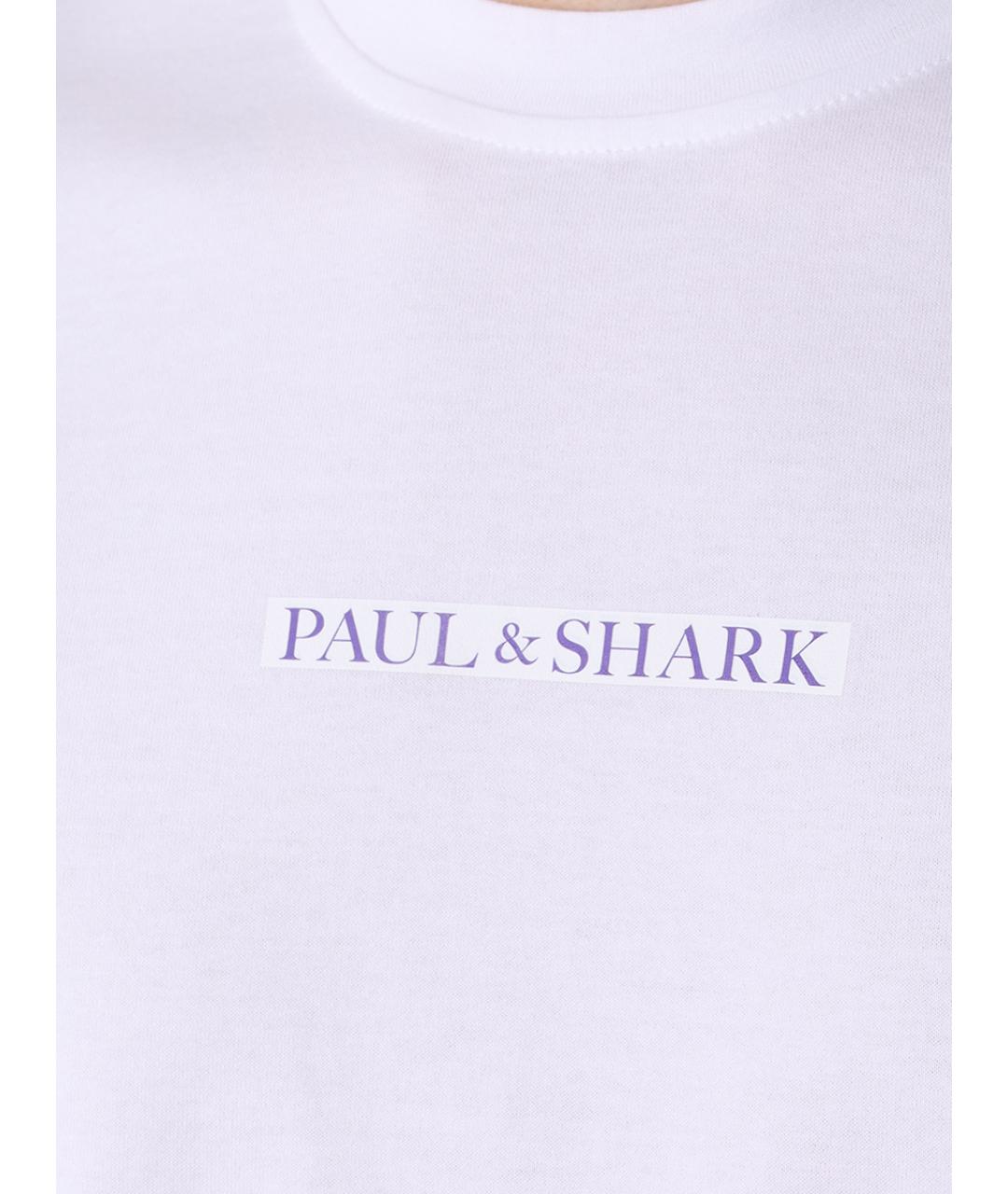 PAUL & SHARK Белая футболка, фото 5