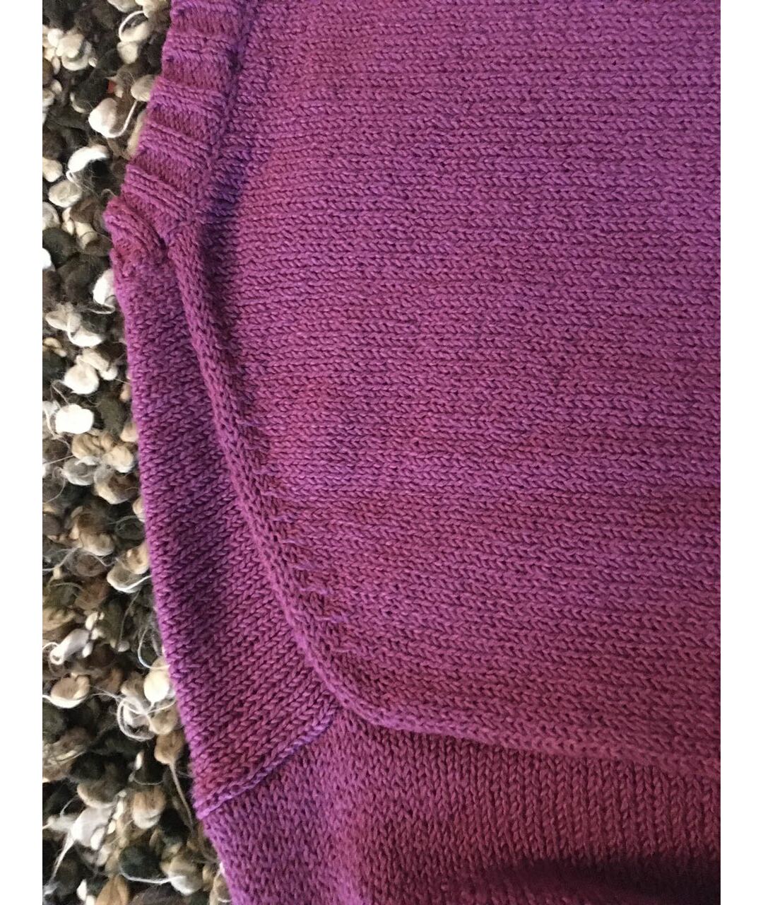 STEFANEL Фуксия хлопковый джемпер / свитер, фото 4