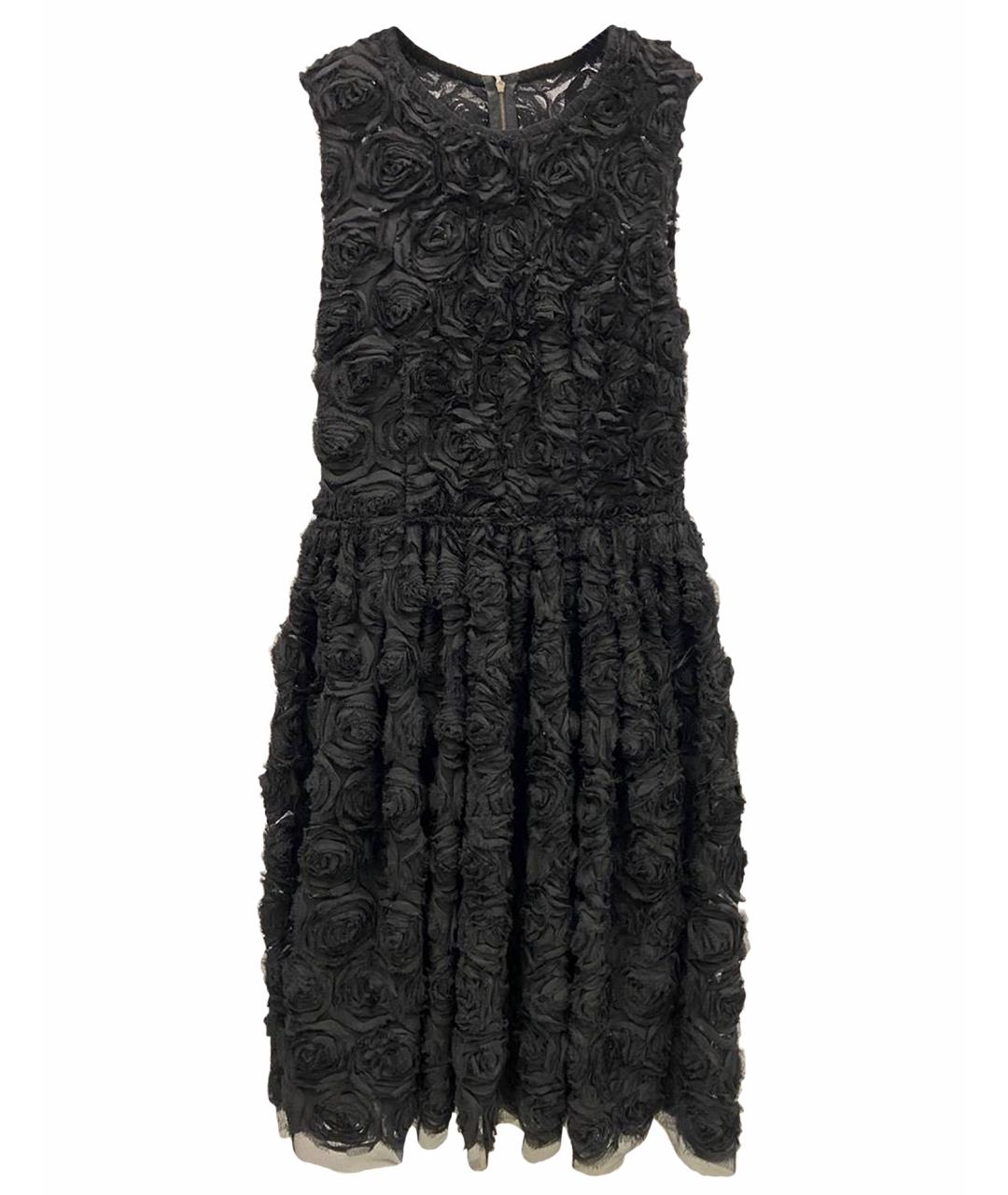DOLCE&GABBANA Черное полиэстеровое коктейльное платье, фото 1