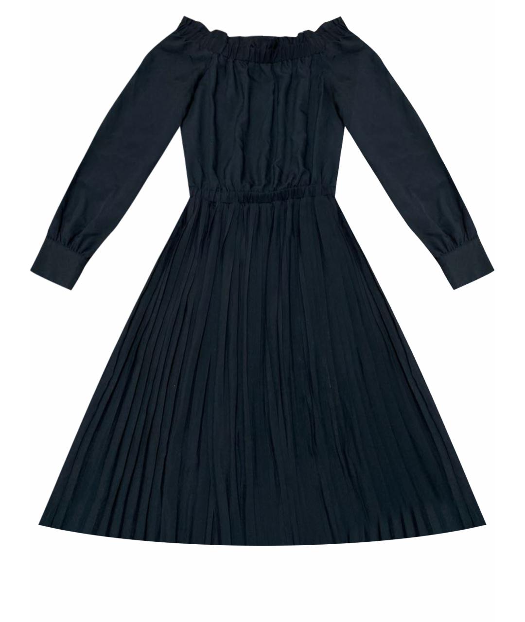 ICEBERG Черное полиэстеровое повседневное платье, фото 1