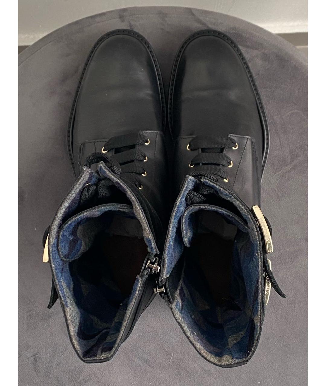 DOUCAL'S Черные кожаные ботинки, фото 3