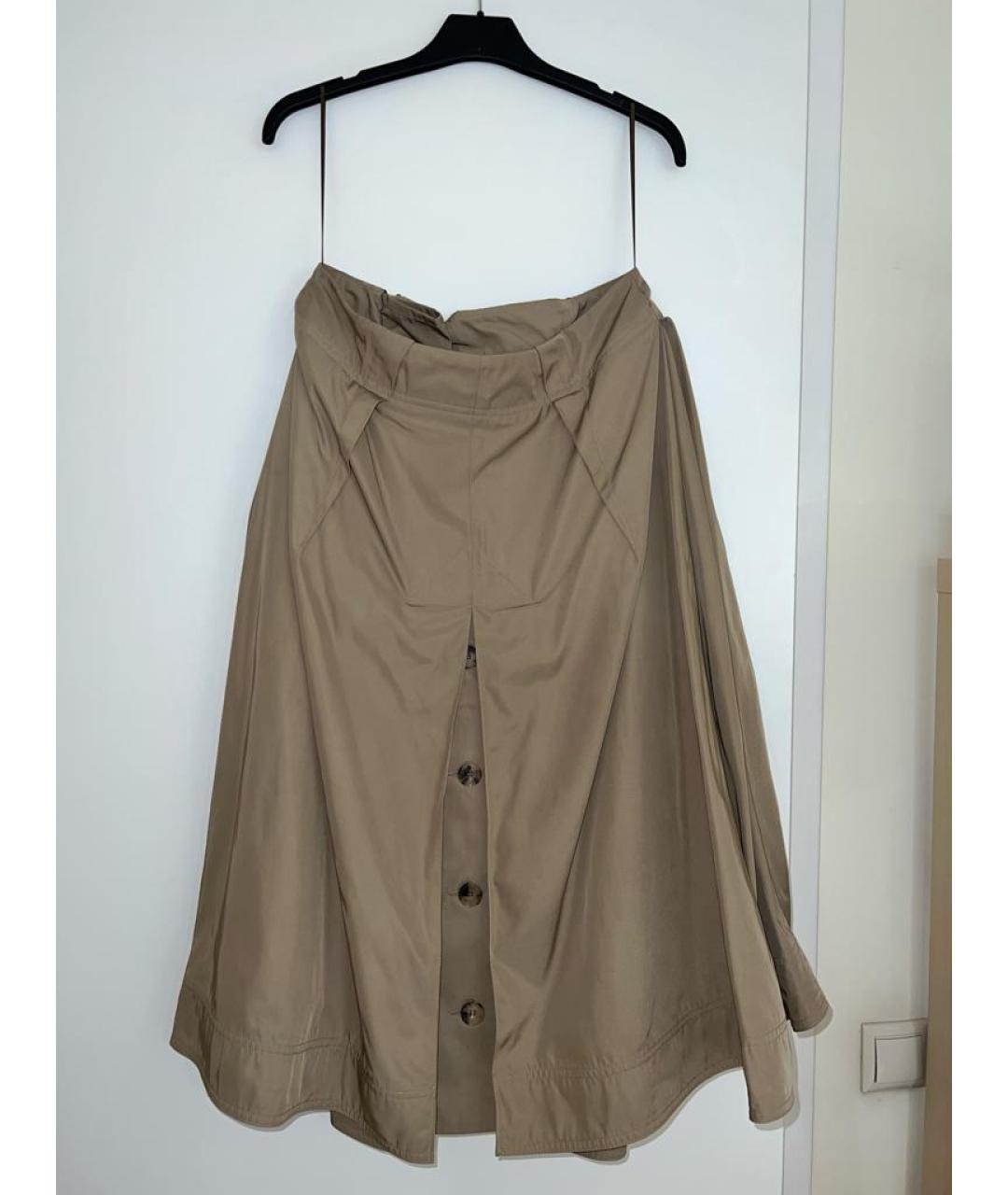 J.W.ANDERSON Бежевая полиамидовая юбка миди, фото 2