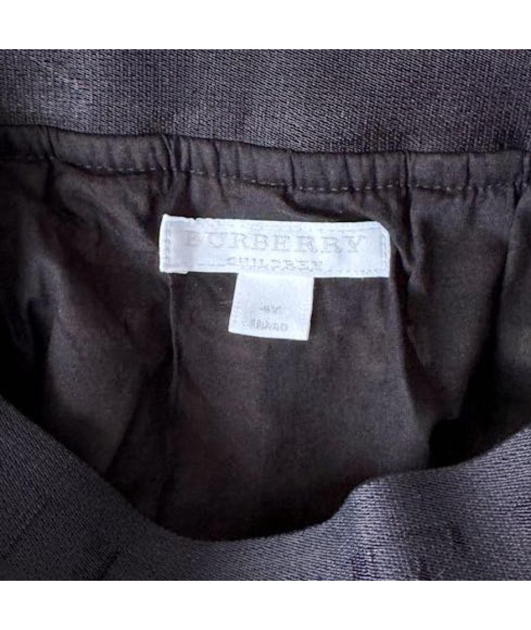 BURBERRY Хлопковая юбка, фото 4