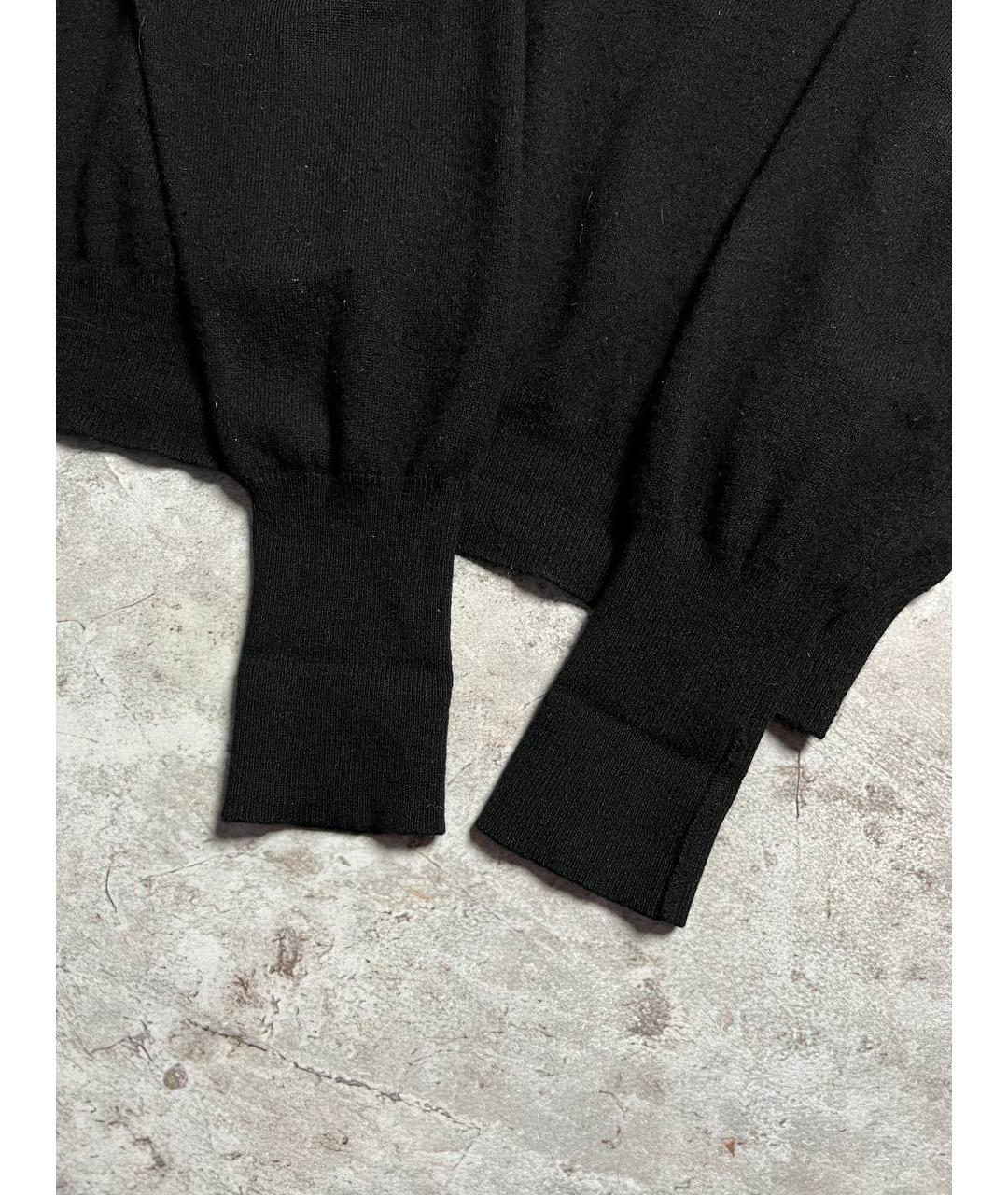 BALLANTYNE Черный кашемировый джемпер / свитер, фото 4