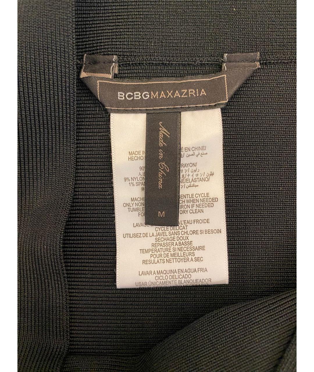 BCBG MAXAZRIA Черная юбка мини, фото 4