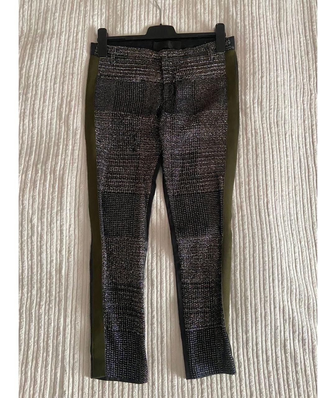 HAIDER ACKERMANN Черные кожаные брюки узкие, фото 6