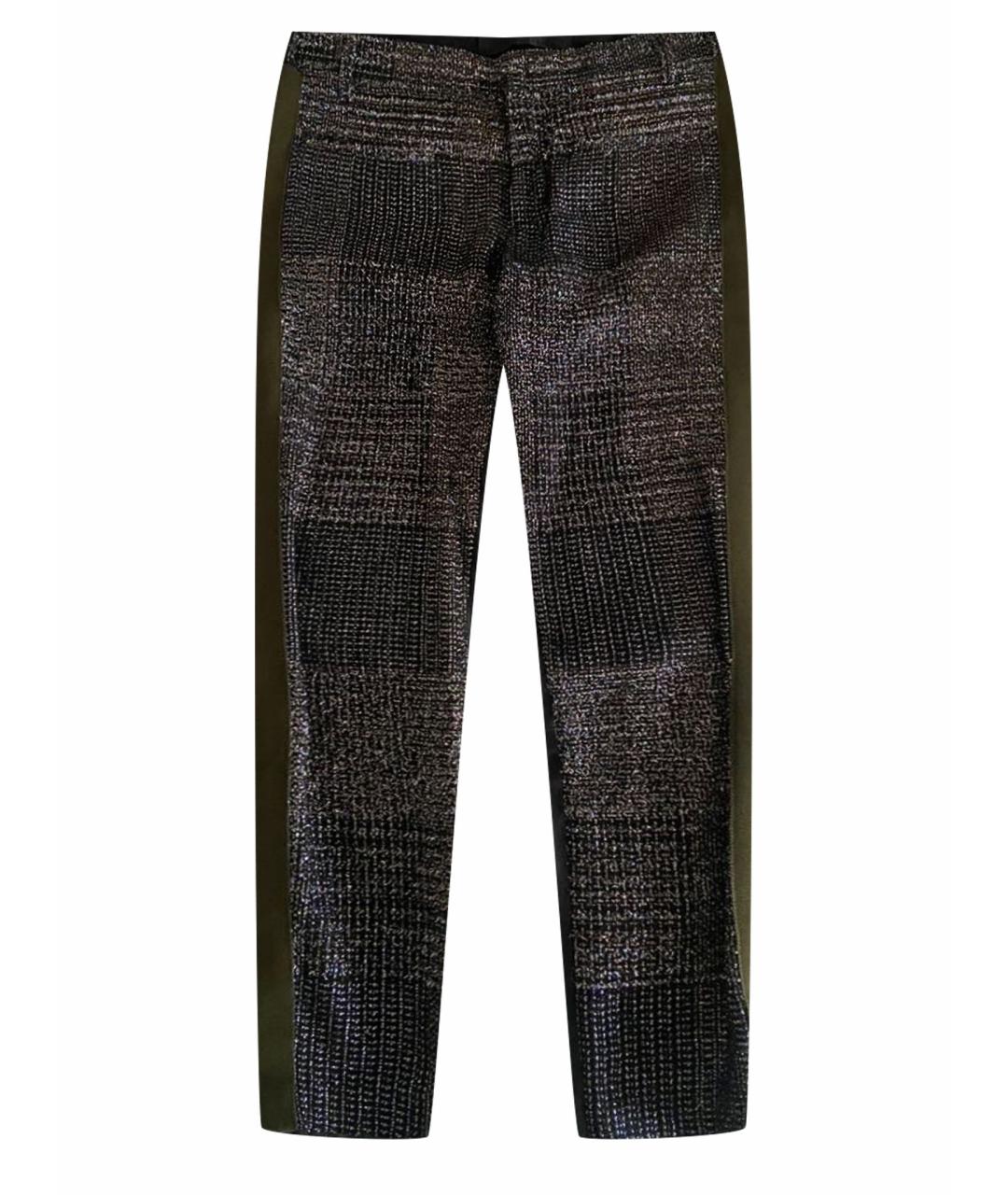 HAIDER ACKERMANN Черные кожаные брюки узкие, фото 1