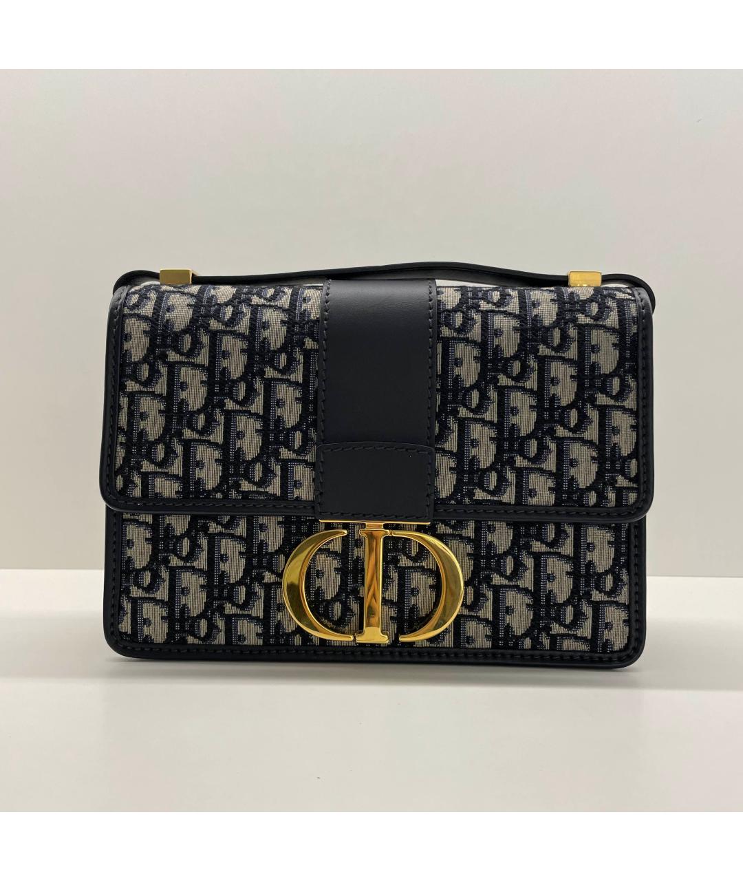 CHRISTIAN DIOR PRE-OWNED Голубая деним сумка с короткими ручками, фото 6