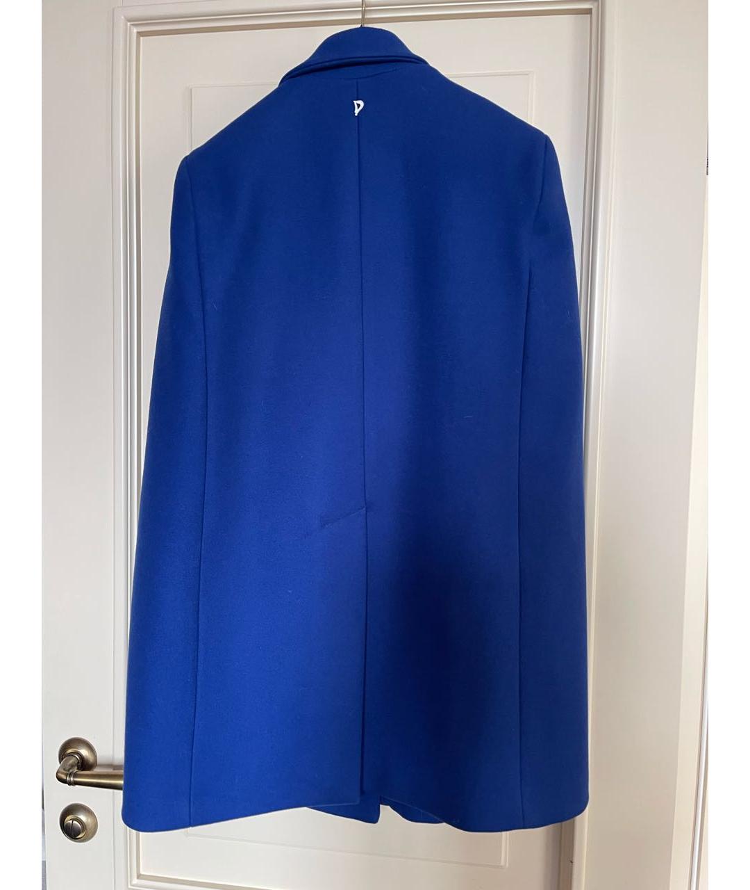 DONDUP Синее шерстяное пальто, фото 2