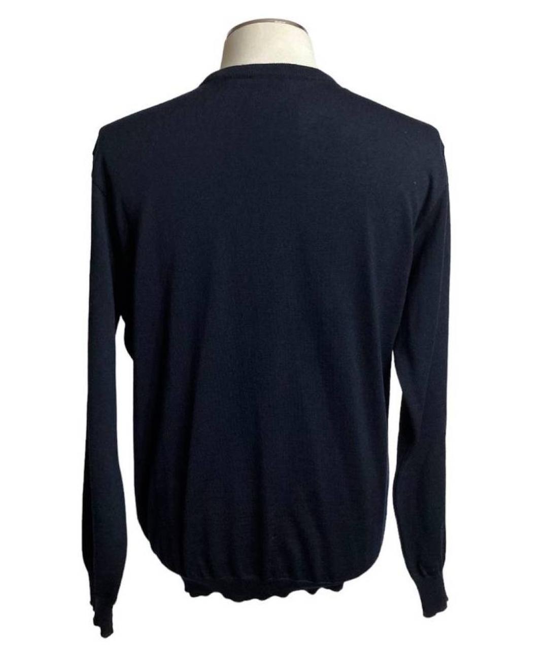 PAUL & SHARK Темно-синий шерстяной джемпер / свитер, фото 2