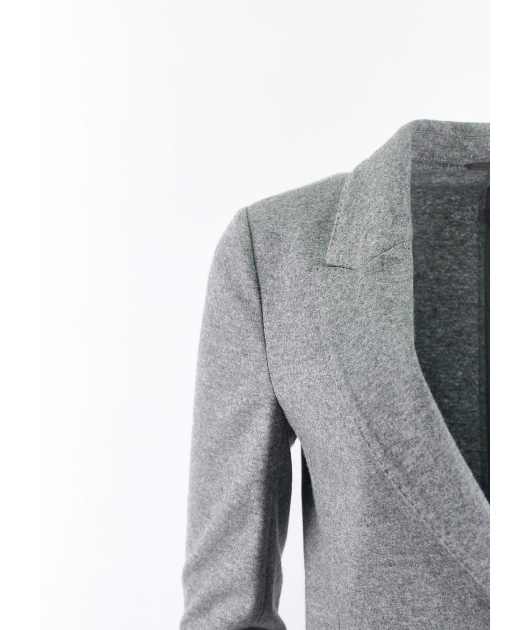 BRUNELLO CUCINELLI Серый кашемировый костюм с брюками, фото 3