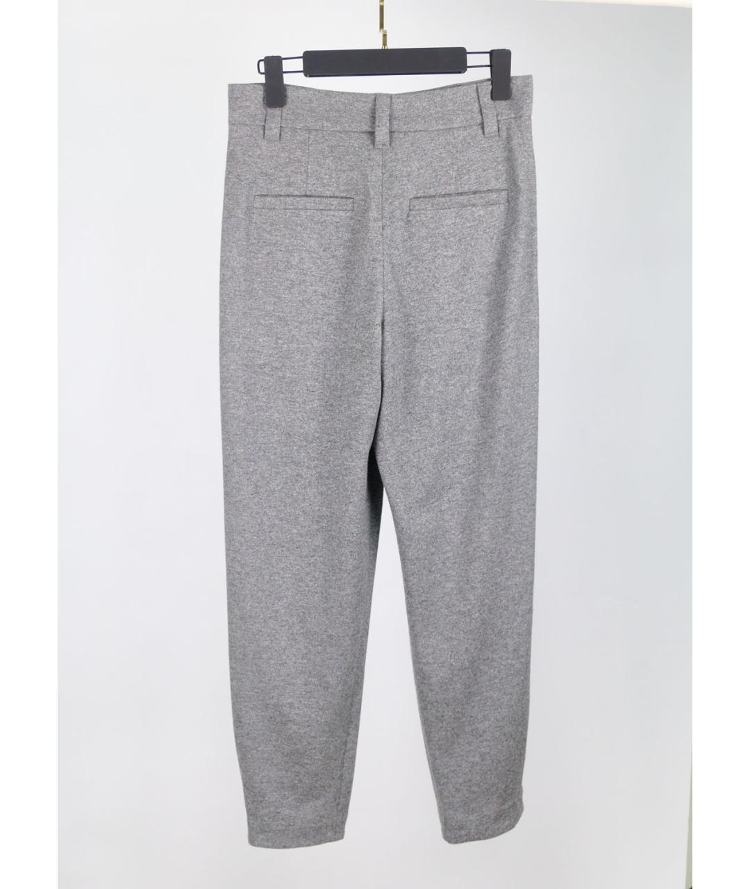 BRUNELLO CUCINELLI Серый кашемировый костюм с брюками, фото 9