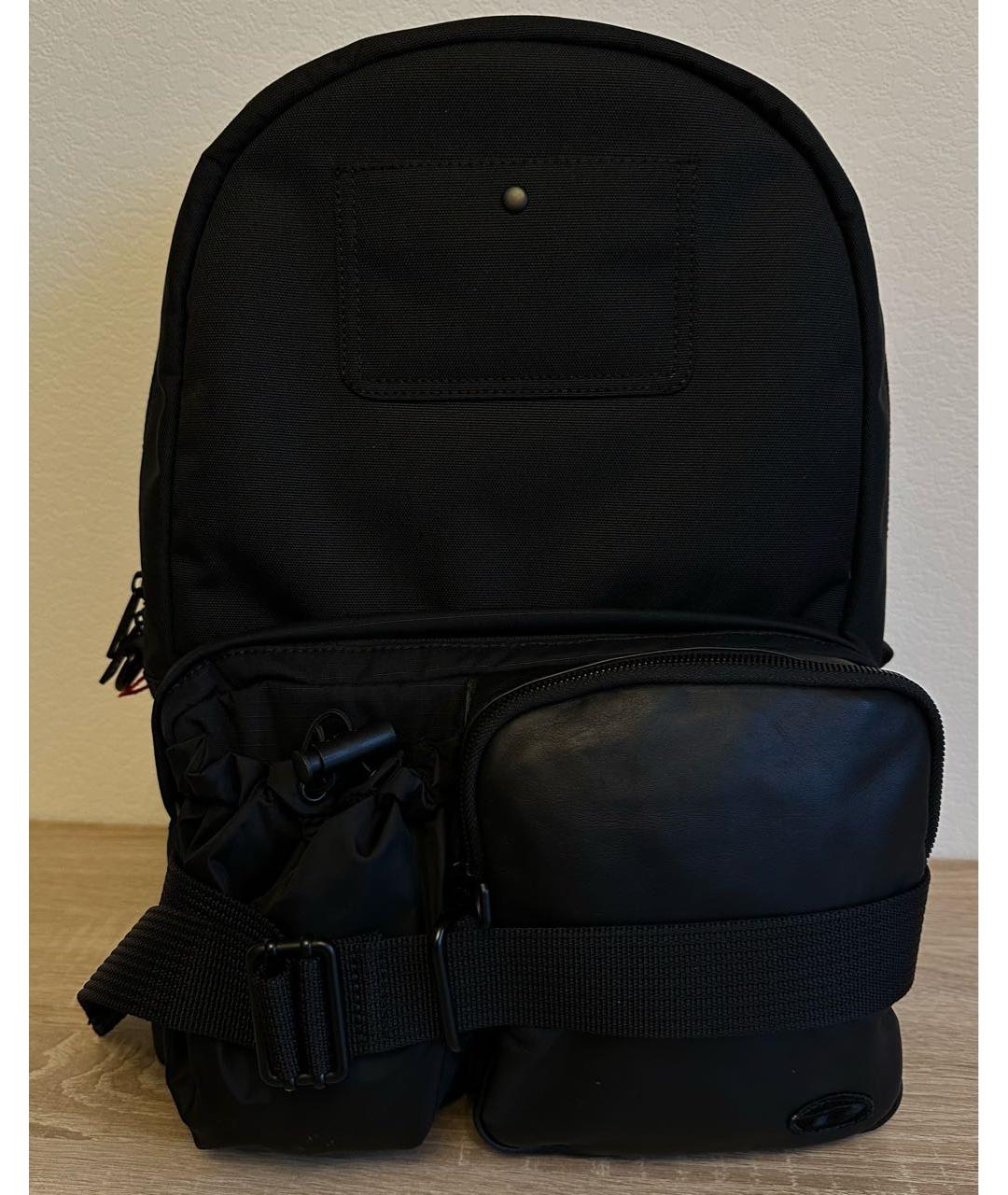 DIESEL Черный синтетический рюкзак, фото 9