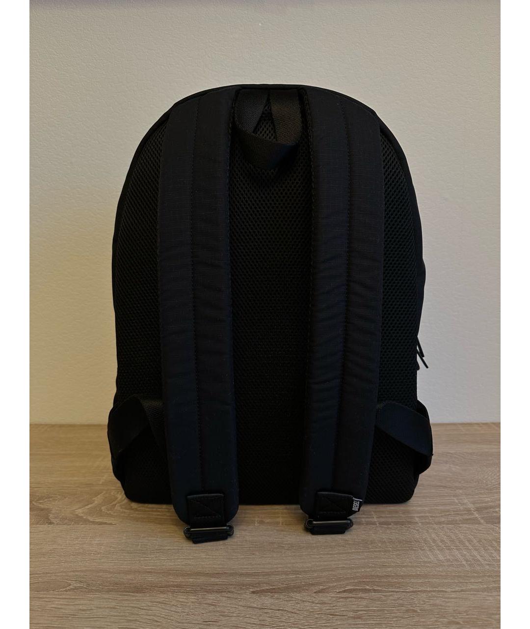 DIESEL Черный синтетический рюкзак, фото 3