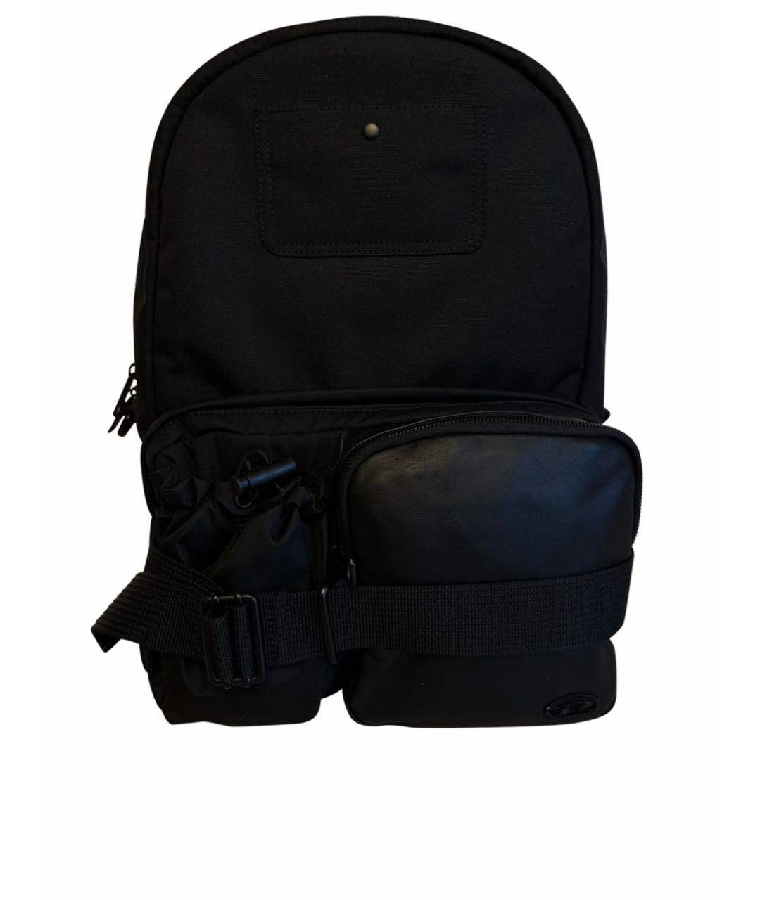 DIESEL Черный синтетический рюкзак, фото 1