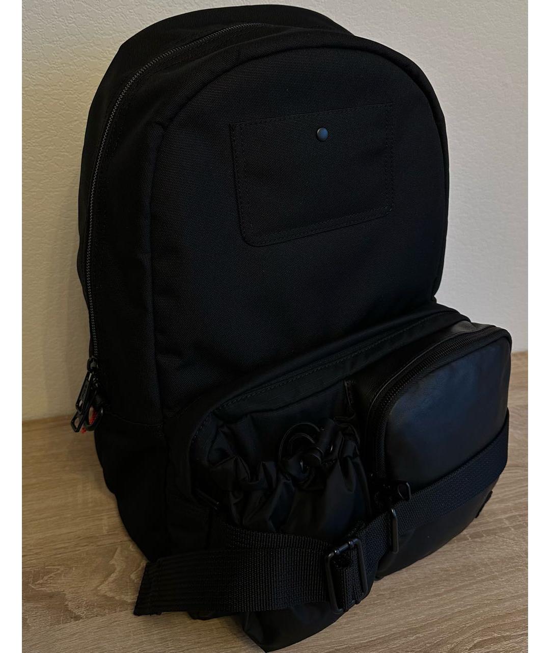 DIESEL Черный синтетический рюкзак, фото 2