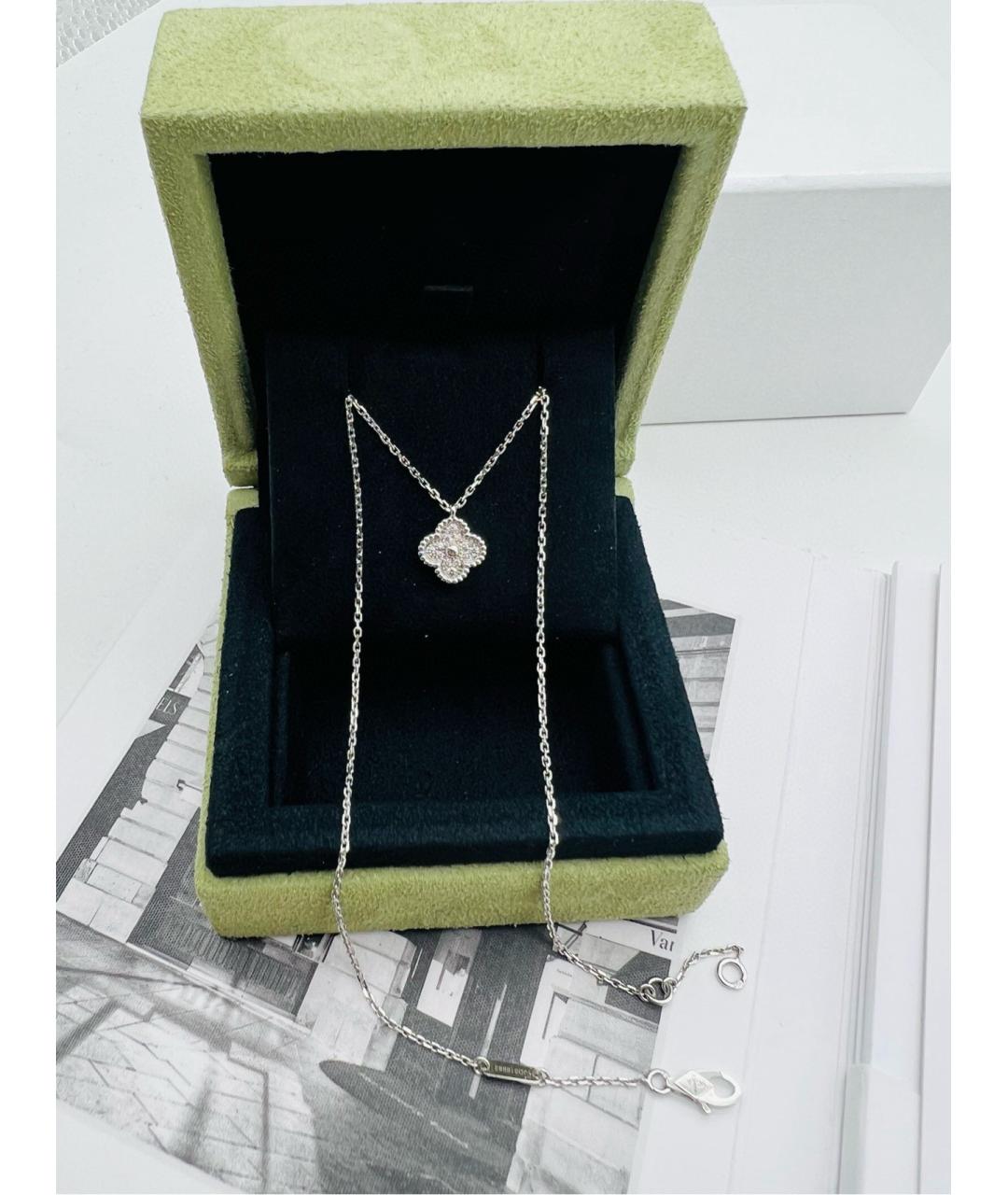 VAN CLEEF & ARPELS Серебряное колье из белого золота, фото 2
