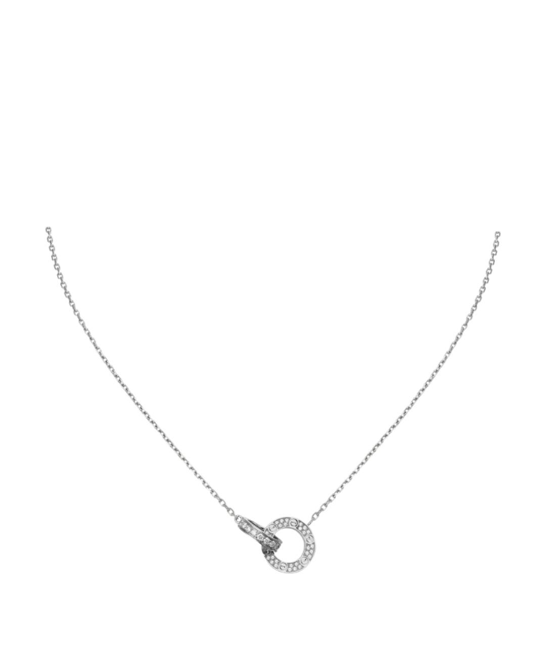 CARTIER Серебряная подвеска из белого золота, фото 1