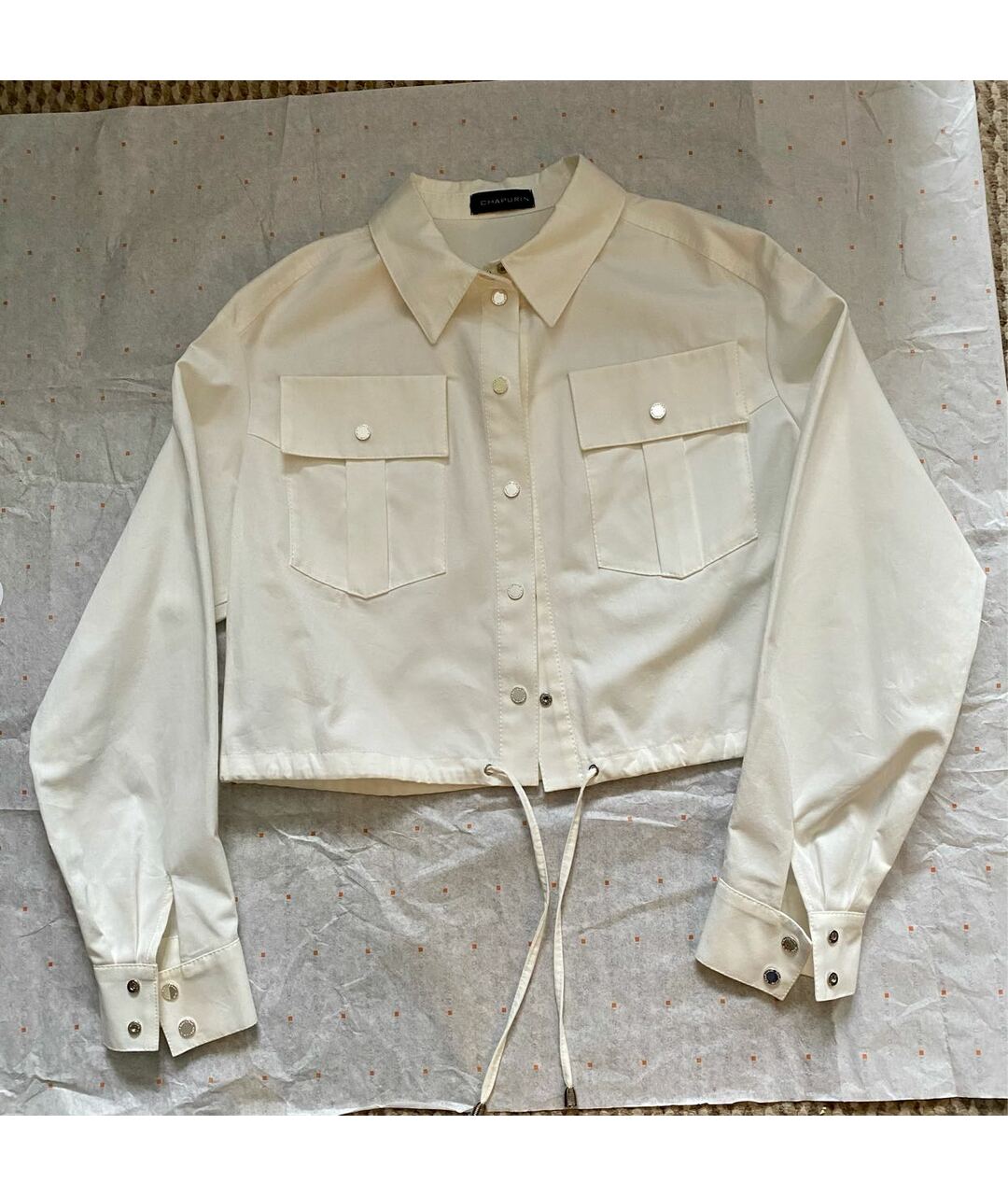 CHAPURIN Белая хлопковая куртка, фото 8