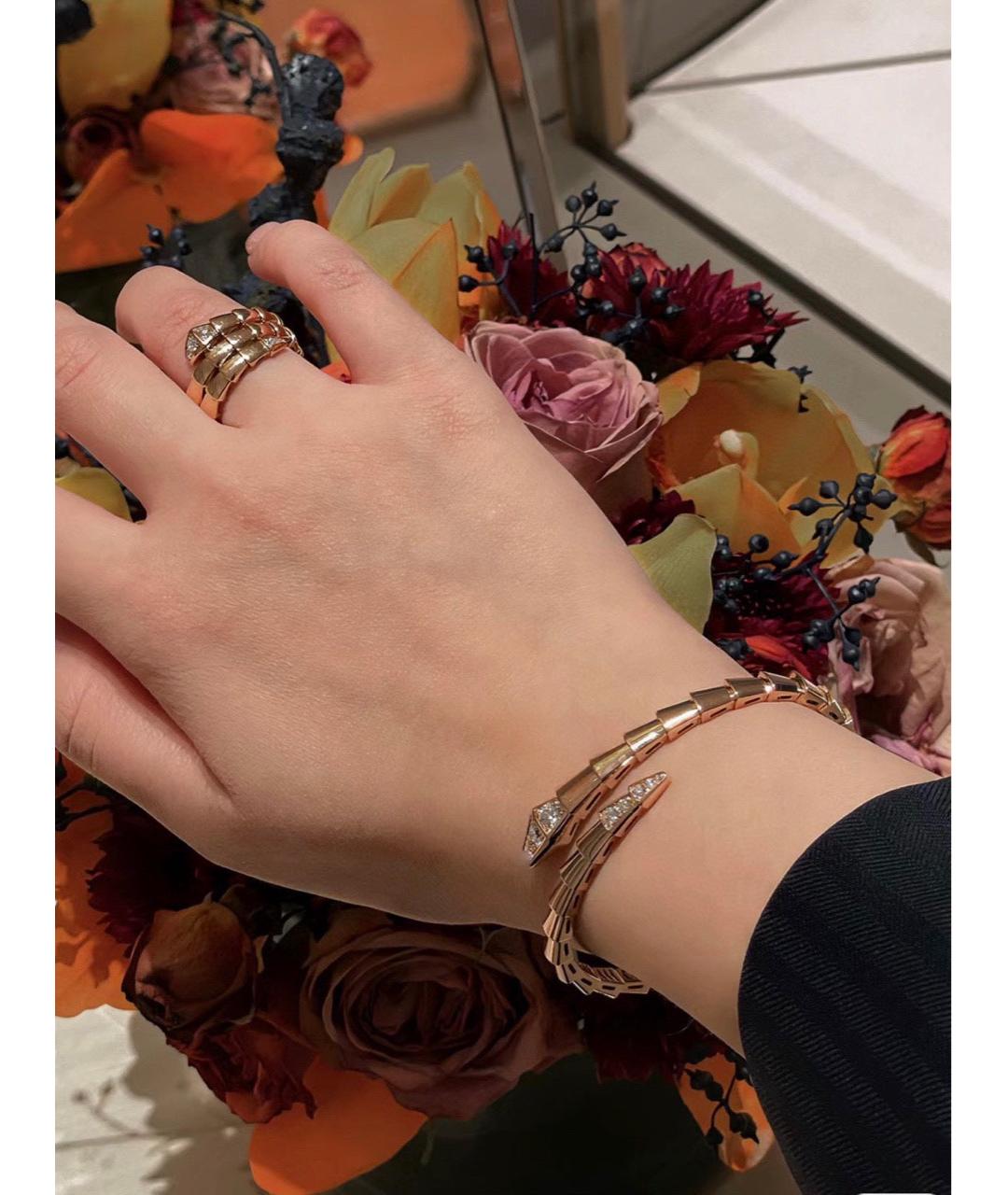 BVLGARI Золотой браслет из розового золота, фото 5