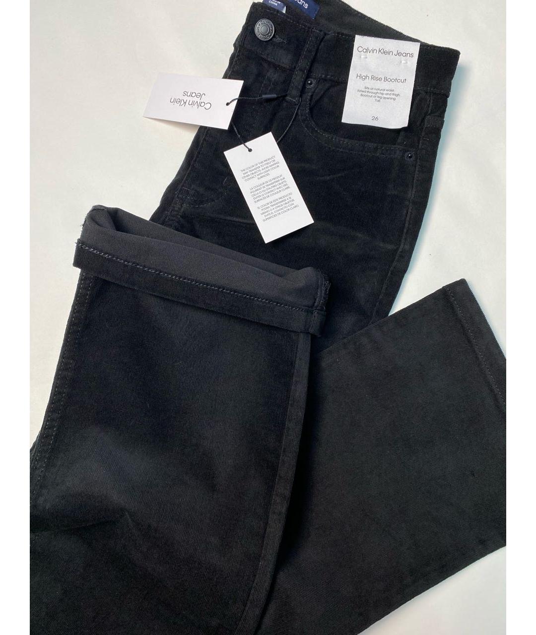 CALVIN KLEIN Черные джинсы клеш, фото 3