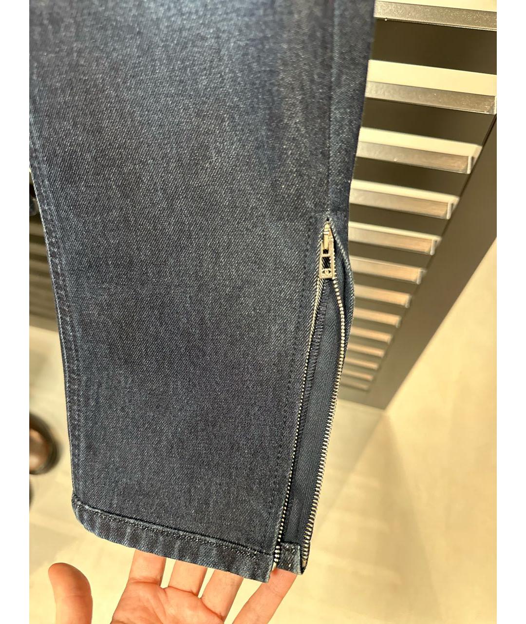 CHANEL Темно-синие джинсы слим, фото 5