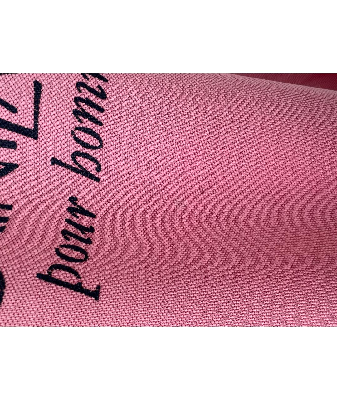 SAINT LAURENT Розовое поло с коротким рукавом, фото 5