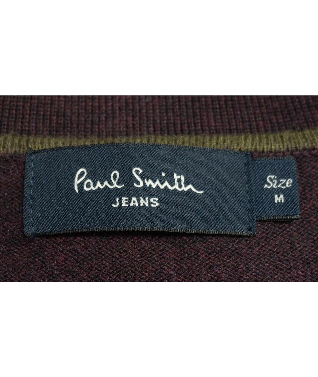 PAUL SMITH Бордовый хлопковый кардиган, фото 3