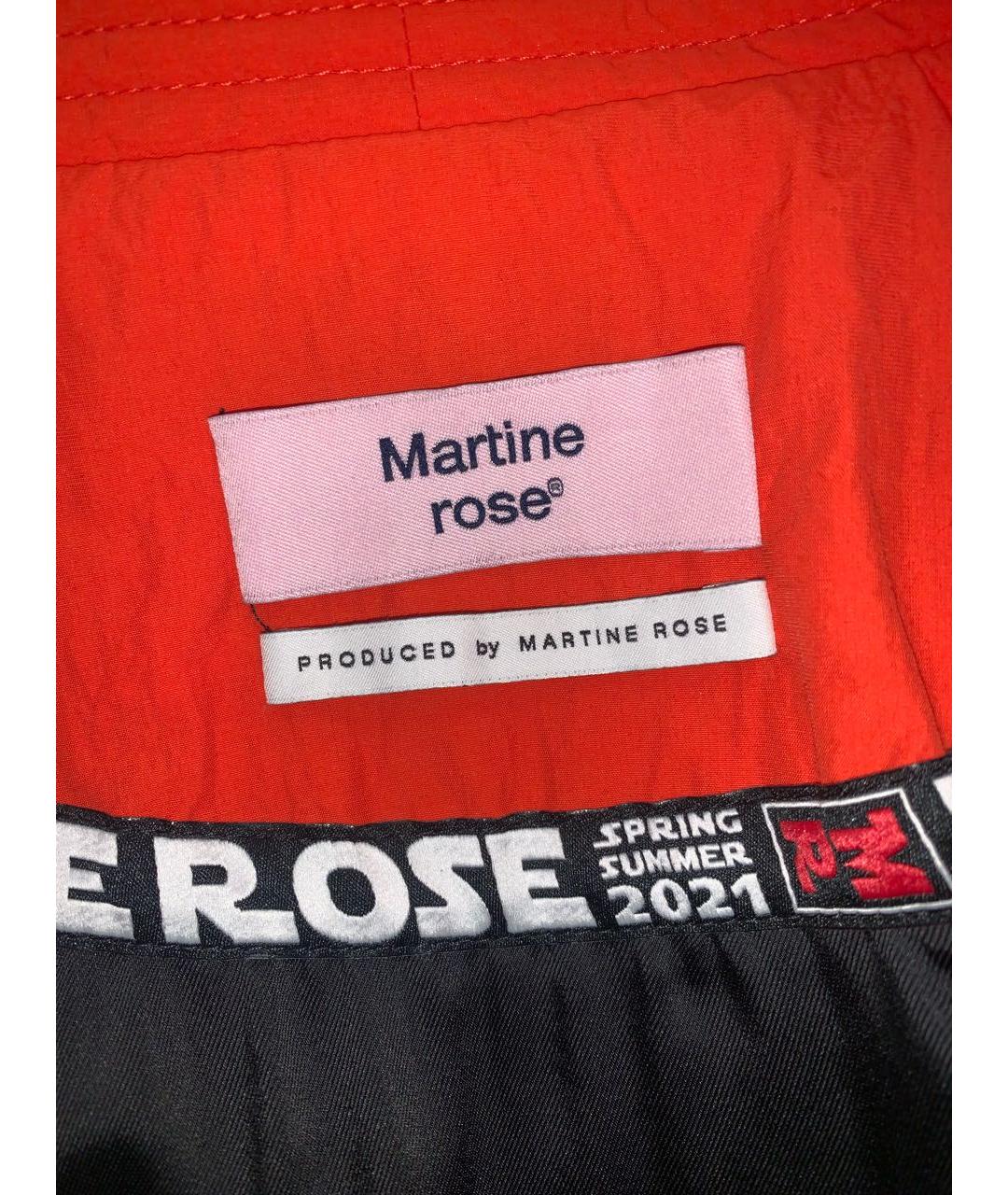 MARTINE ROSE Оранжевая полиамидовая куртка, фото 4