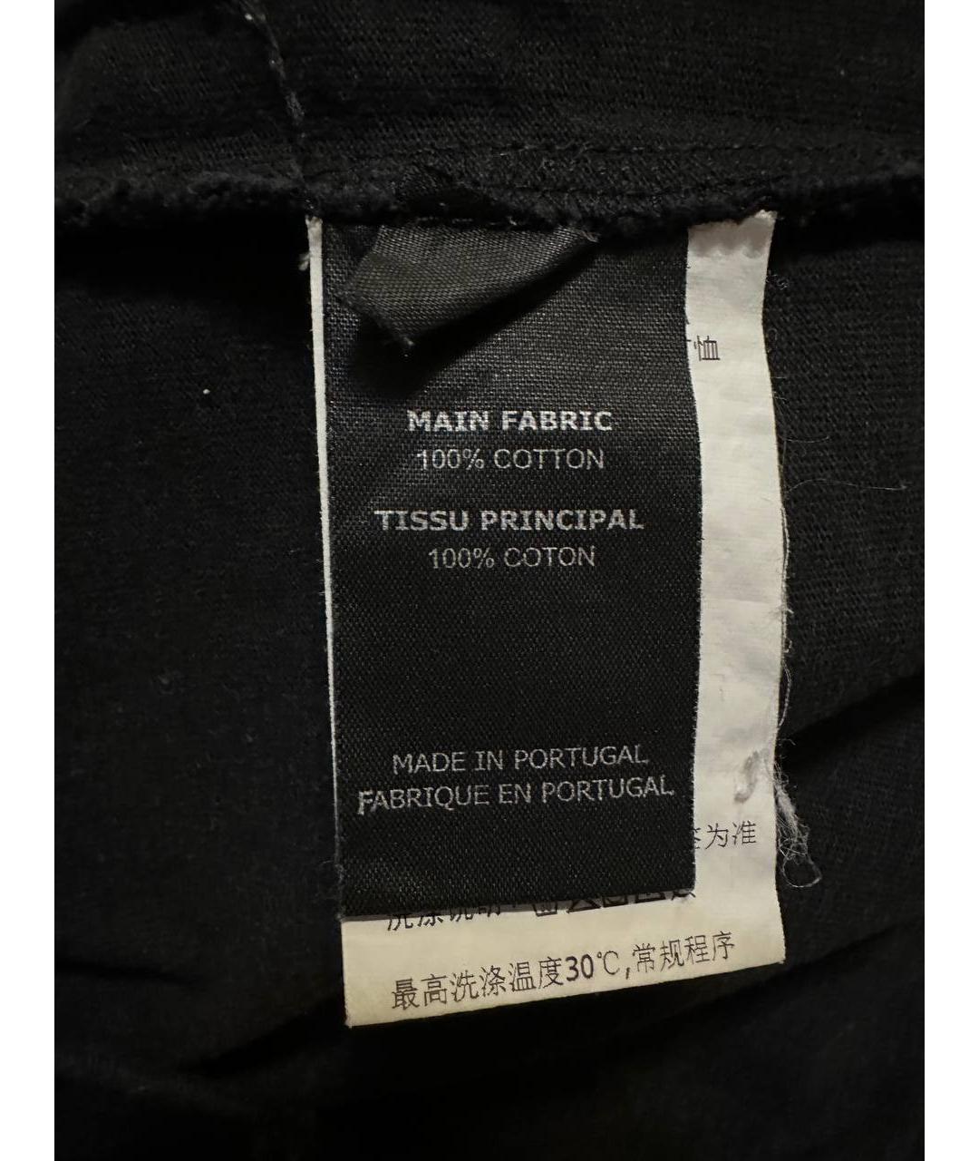 VETEMENTS Черная хлопковая футболка для женщин – купить онлайн с