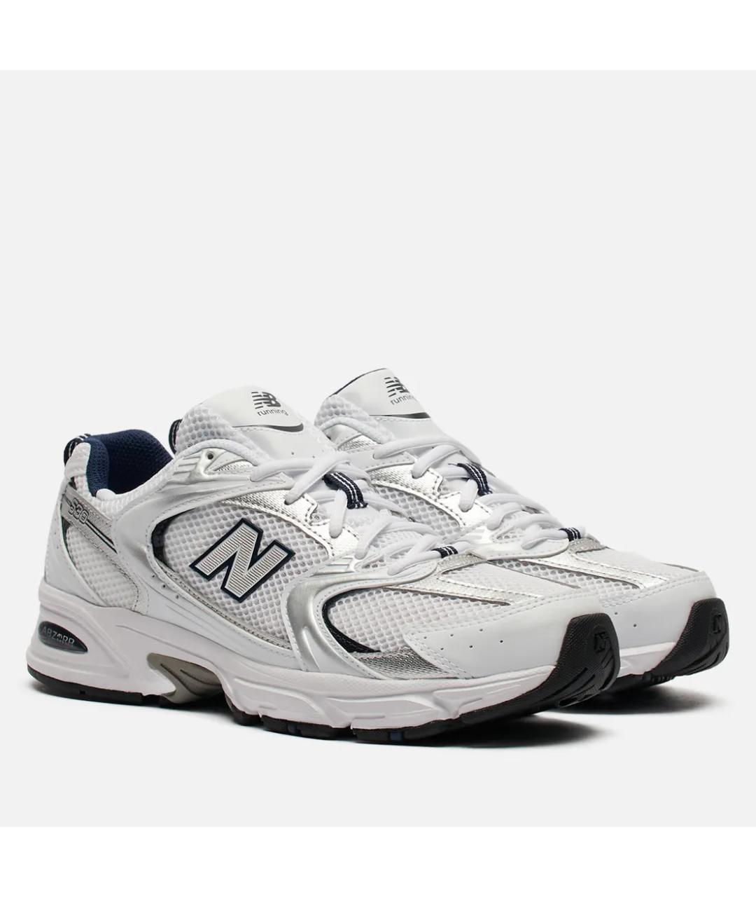 NEW BALANCE Серебряные низкие кроссовки / кеды, фото 2