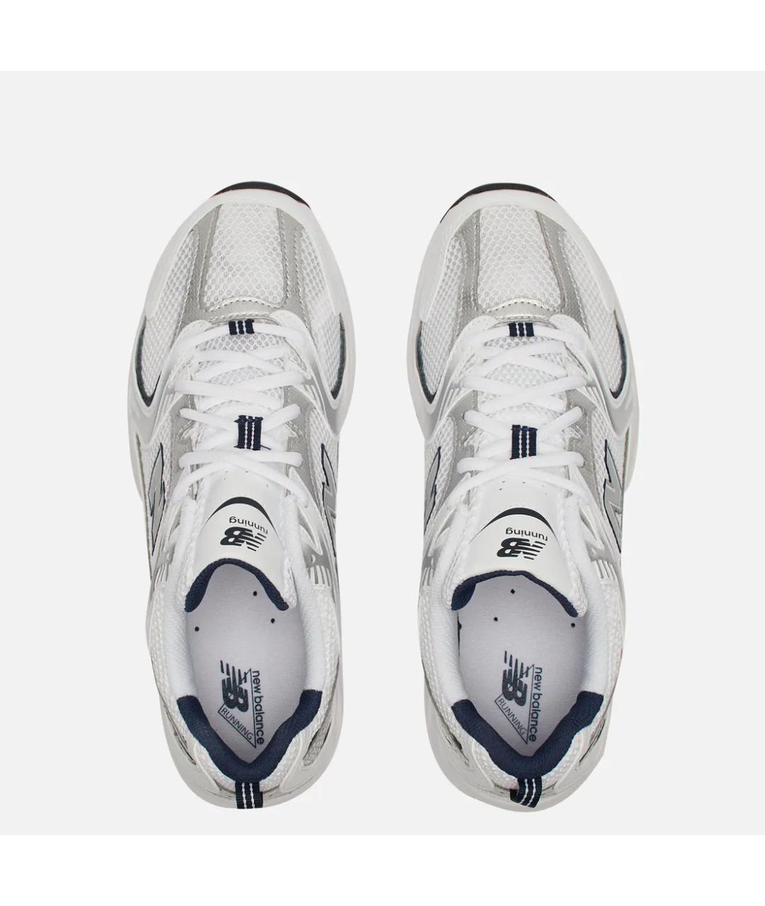 NEW BALANCE Серебряные низкие кроссовки / кеды, фото 3