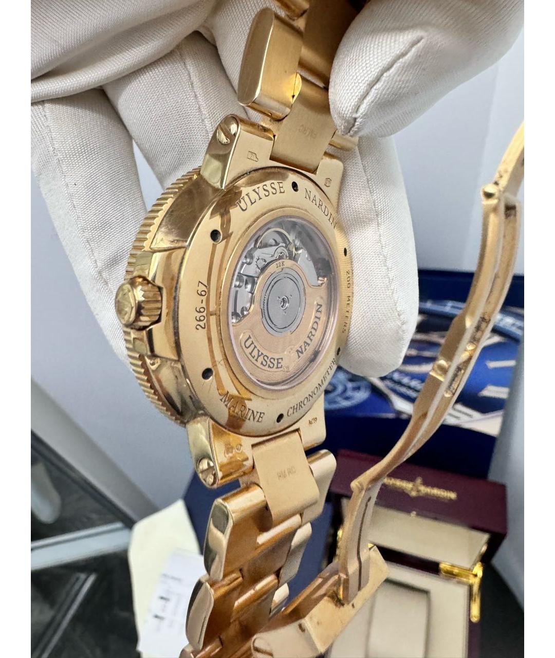 Ulysse Nardin Розовые часы из розового золота, фото 5