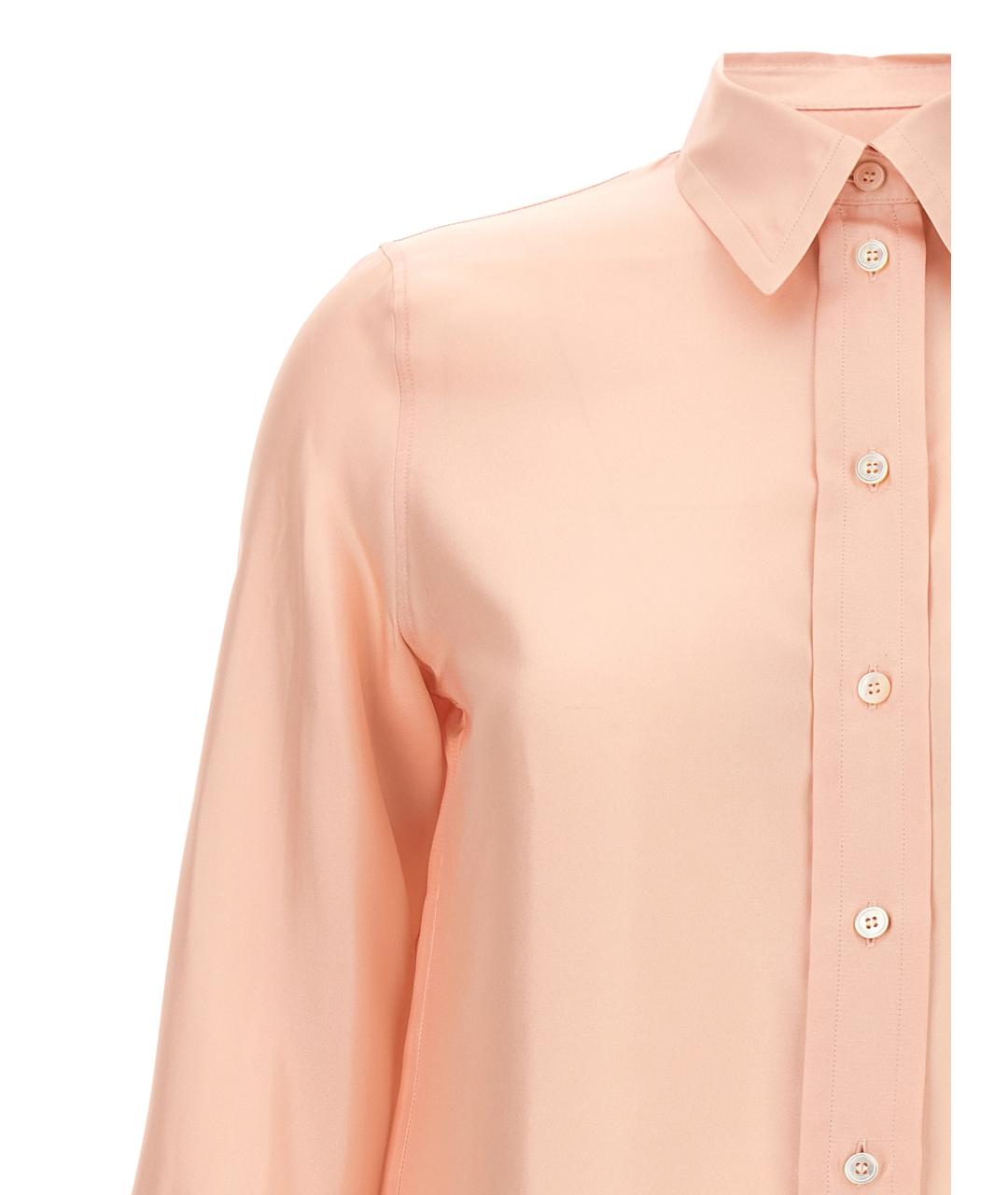 LANVIN Розовая шелковая блузы, фото 3