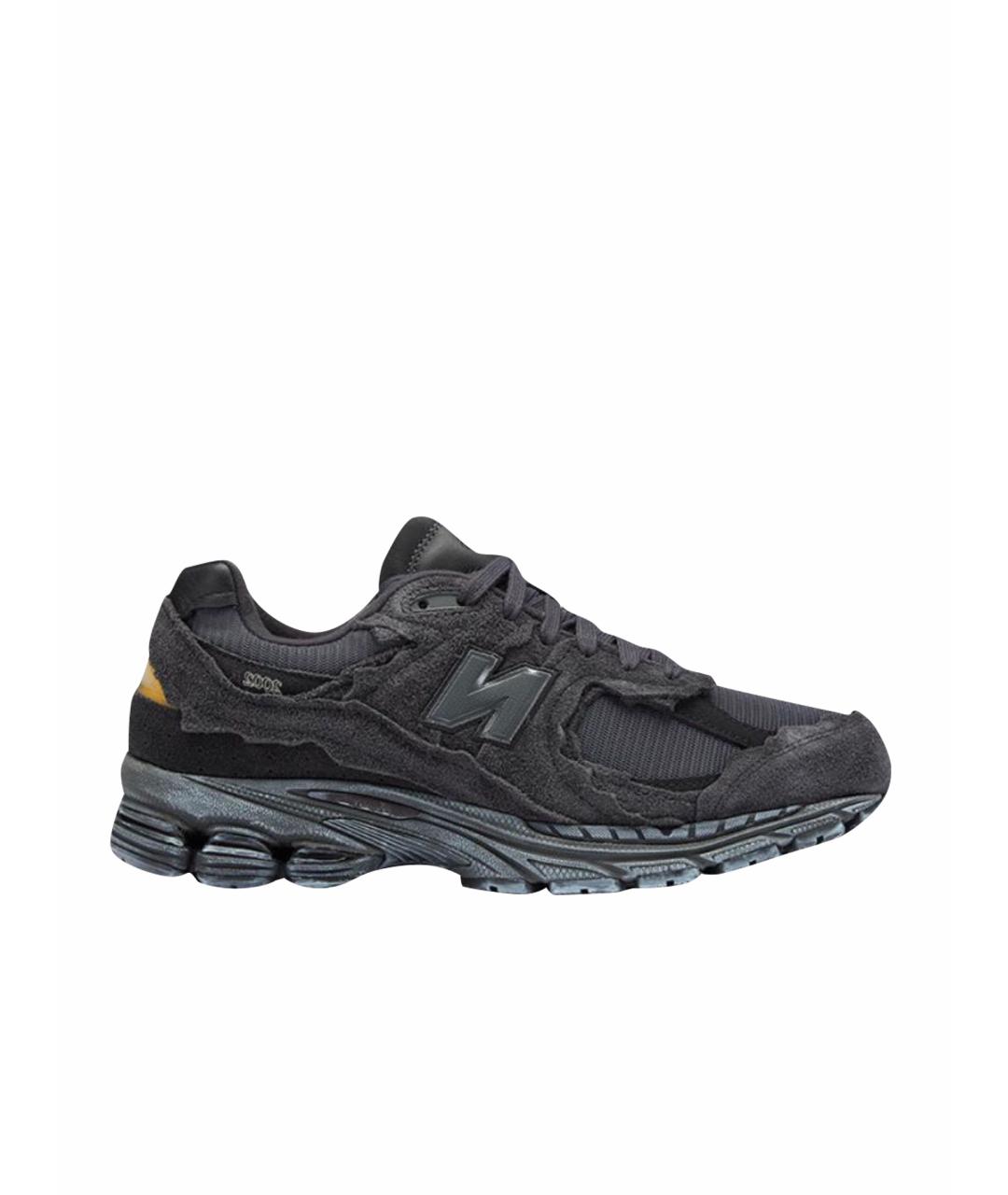 NEW BALANCE Черные замшевые низкие кроссовки / кеды, фото 1