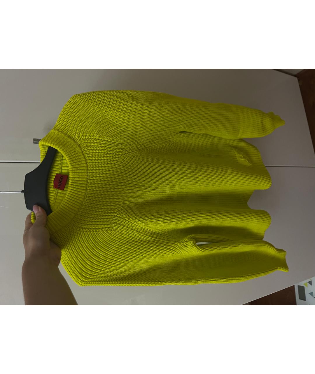HUGO BOSS Салатовый джемпер / свитер, фото 3