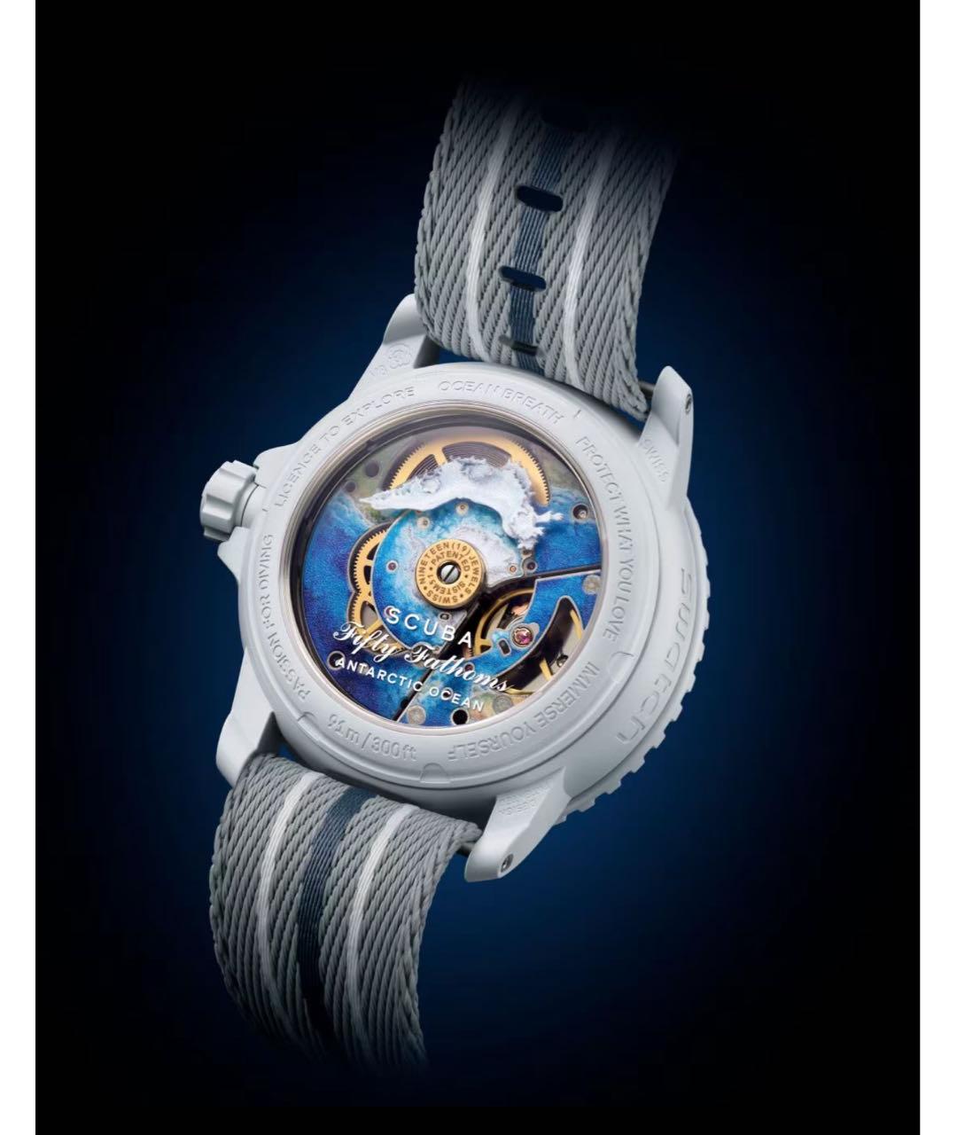 Blancpain Серые керамические часы, фото 2