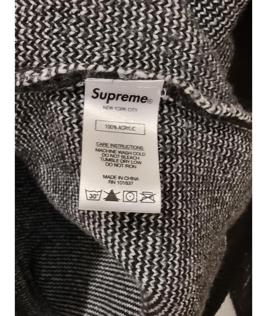 SUPREME Черный синтетический джемпер / свитер, фото 4