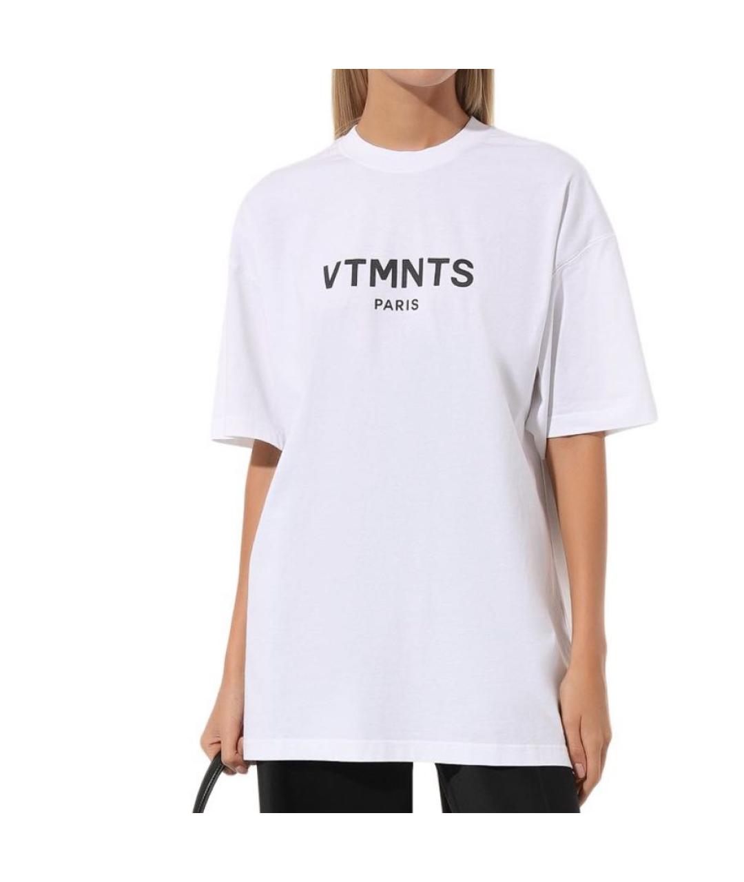 VETEMENTS Белая хлопковая футболка для женщин – купить в интернет ...