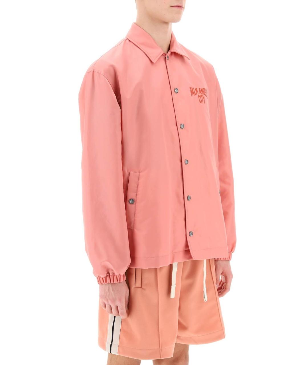 PALM ANGELS Розовая куртка, фото 4