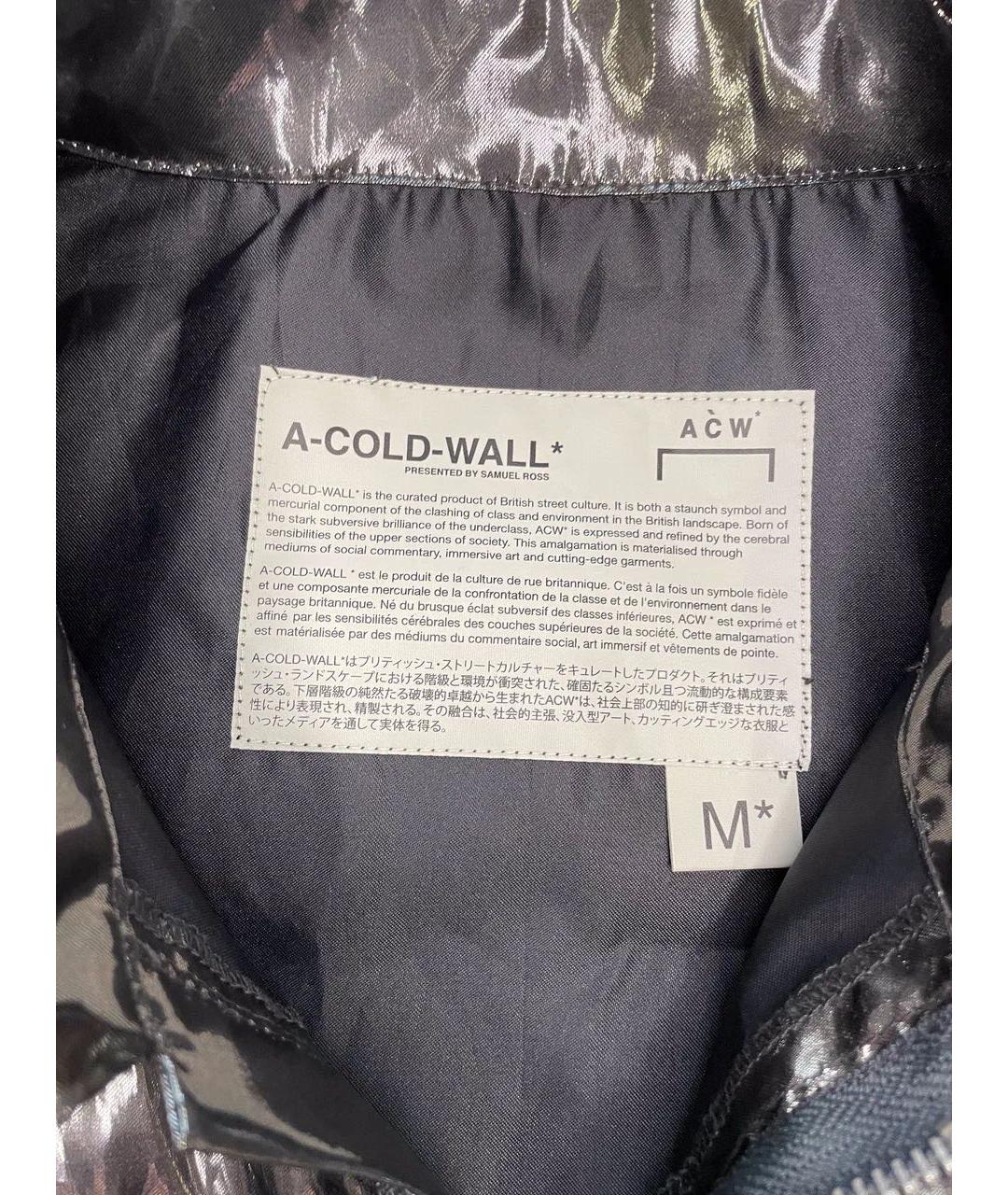 A-COLD-WALL* Черная полиэстеровая куртка, фото 8