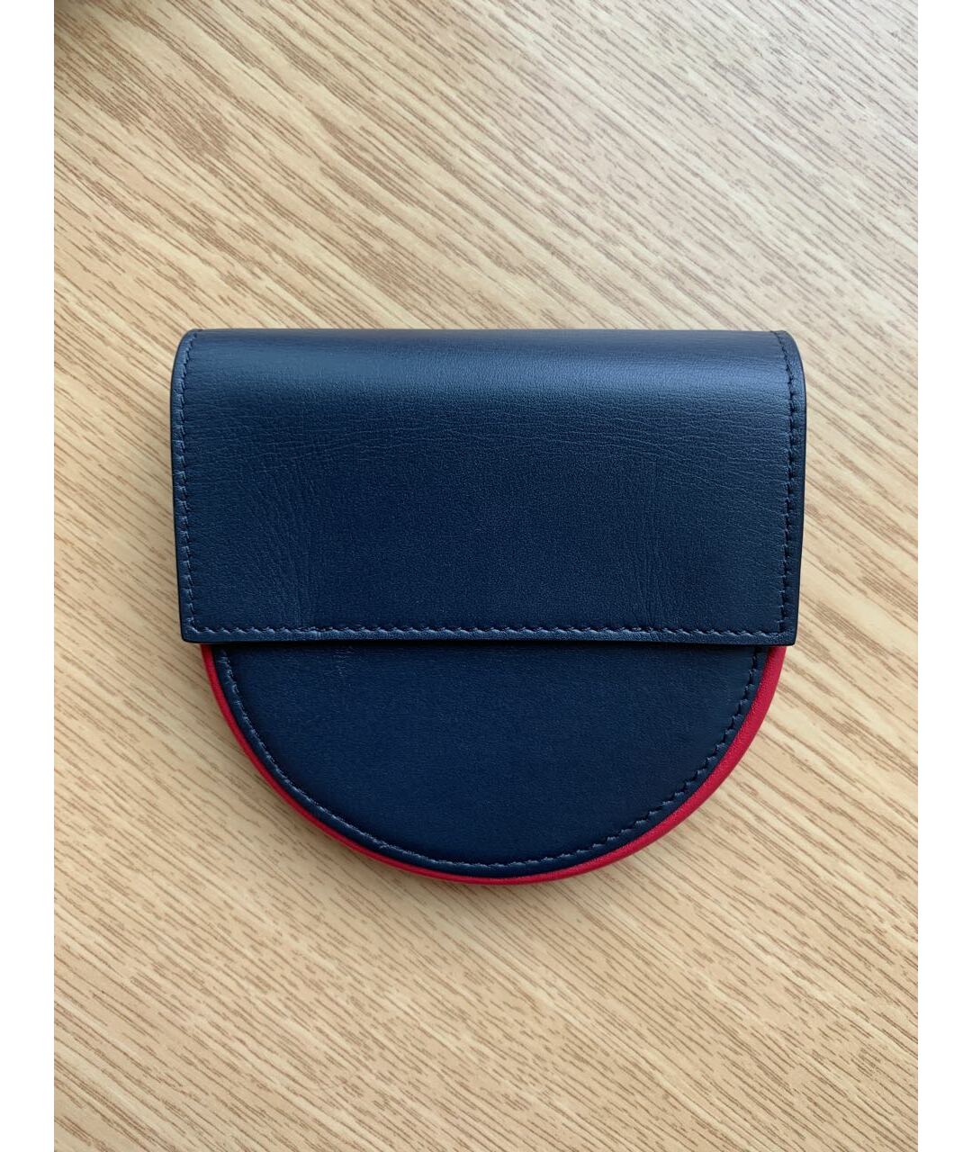 CELINE PRE-OWNED Темно-синий кожаный кошелек, фото 4
