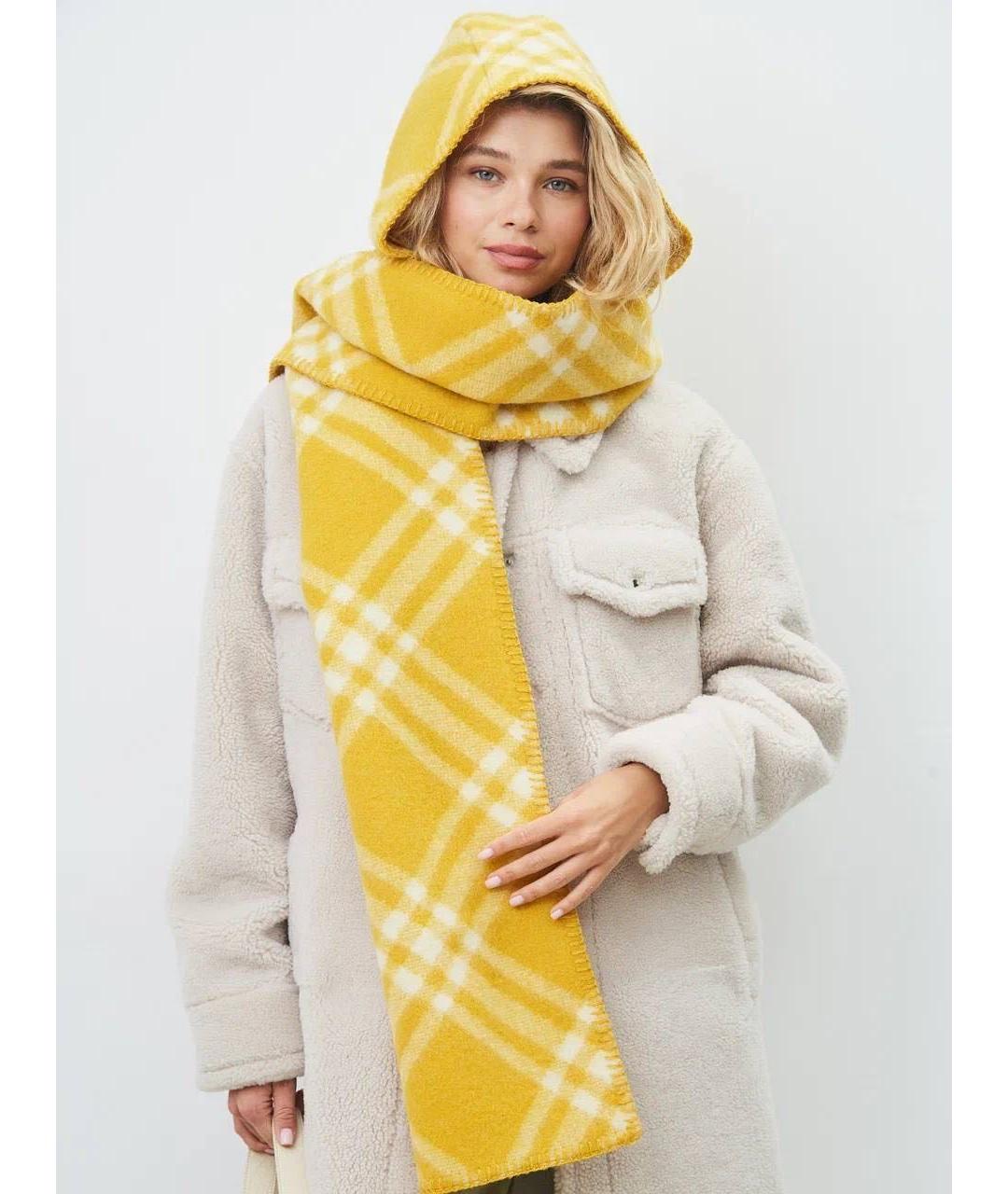 BURBERRY Мульти шерстяной шарф, фото 3