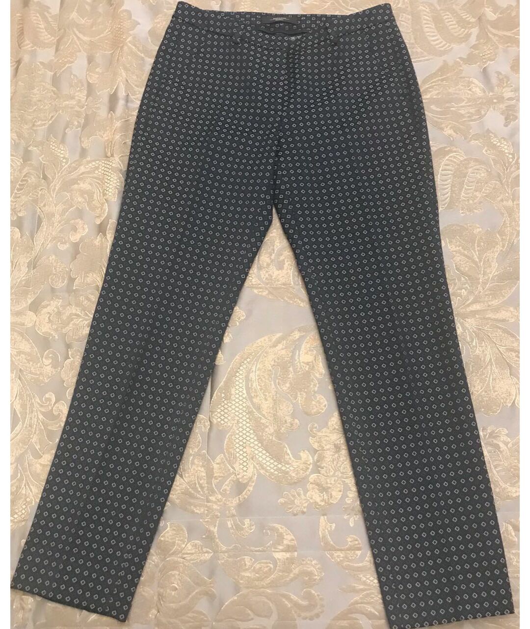 WEEKEND MAX MARA Зеленые полиэстеровые брюки узкие, фото 5