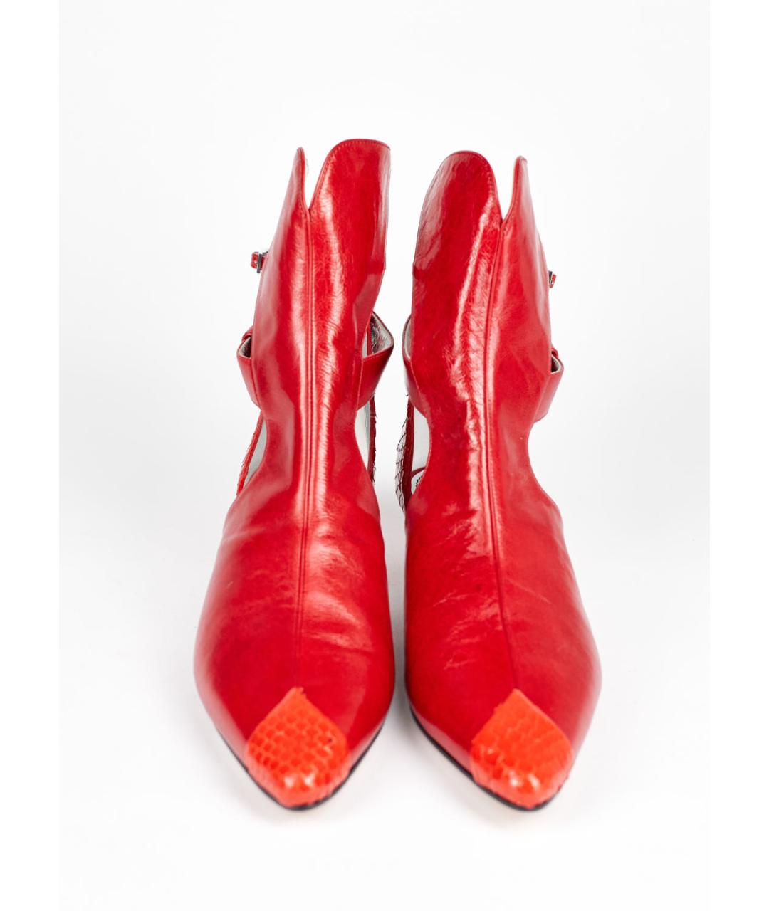 GIVENCHY Красные кожаные туфли, фото 3