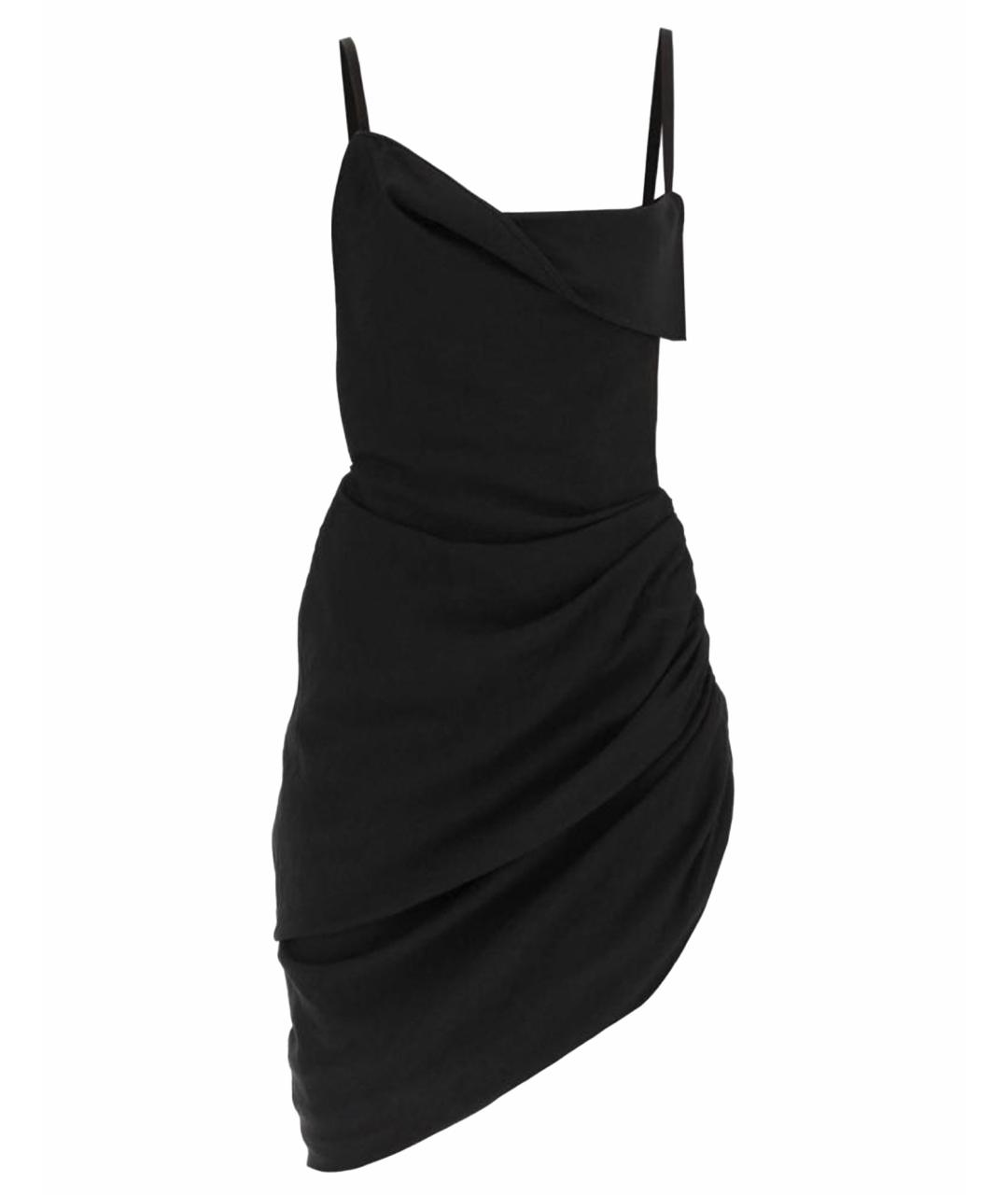 JACQUEMUS Черное коктейльное платье, фото 1