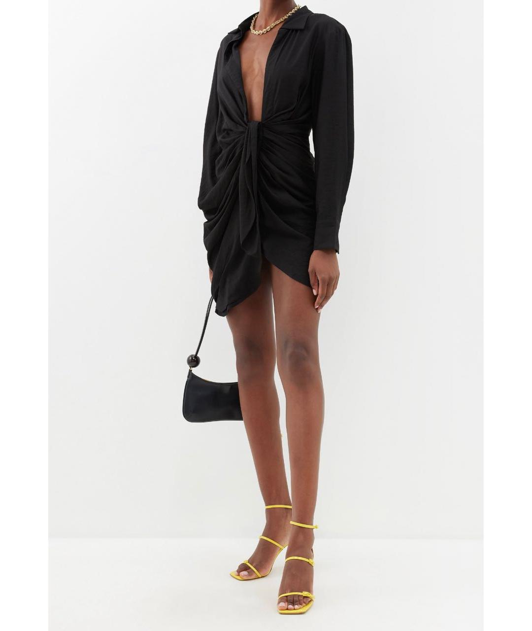 JACQUEMUS Черное повседневное платье, фото 3